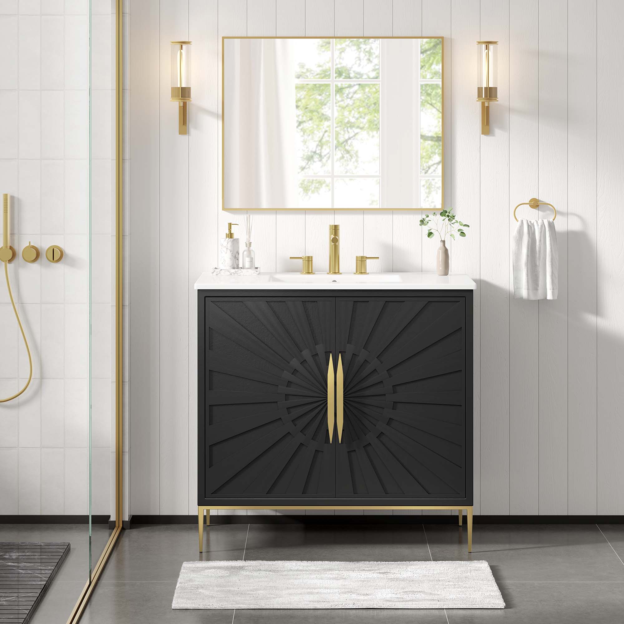 Awaken Bathroom Vanity Basin Included by Modway