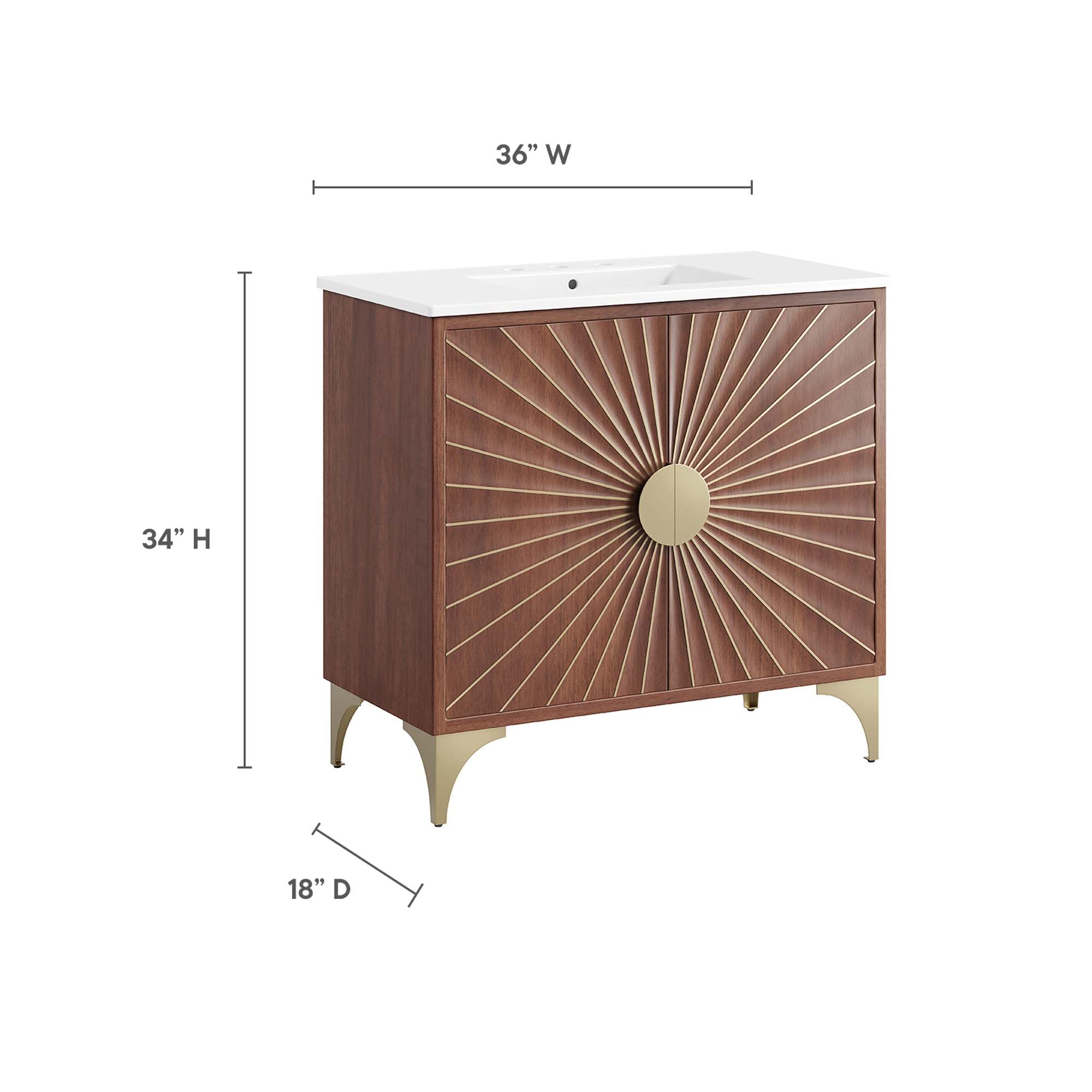 Daylight Bathroom Vanity Basin Included by Modway