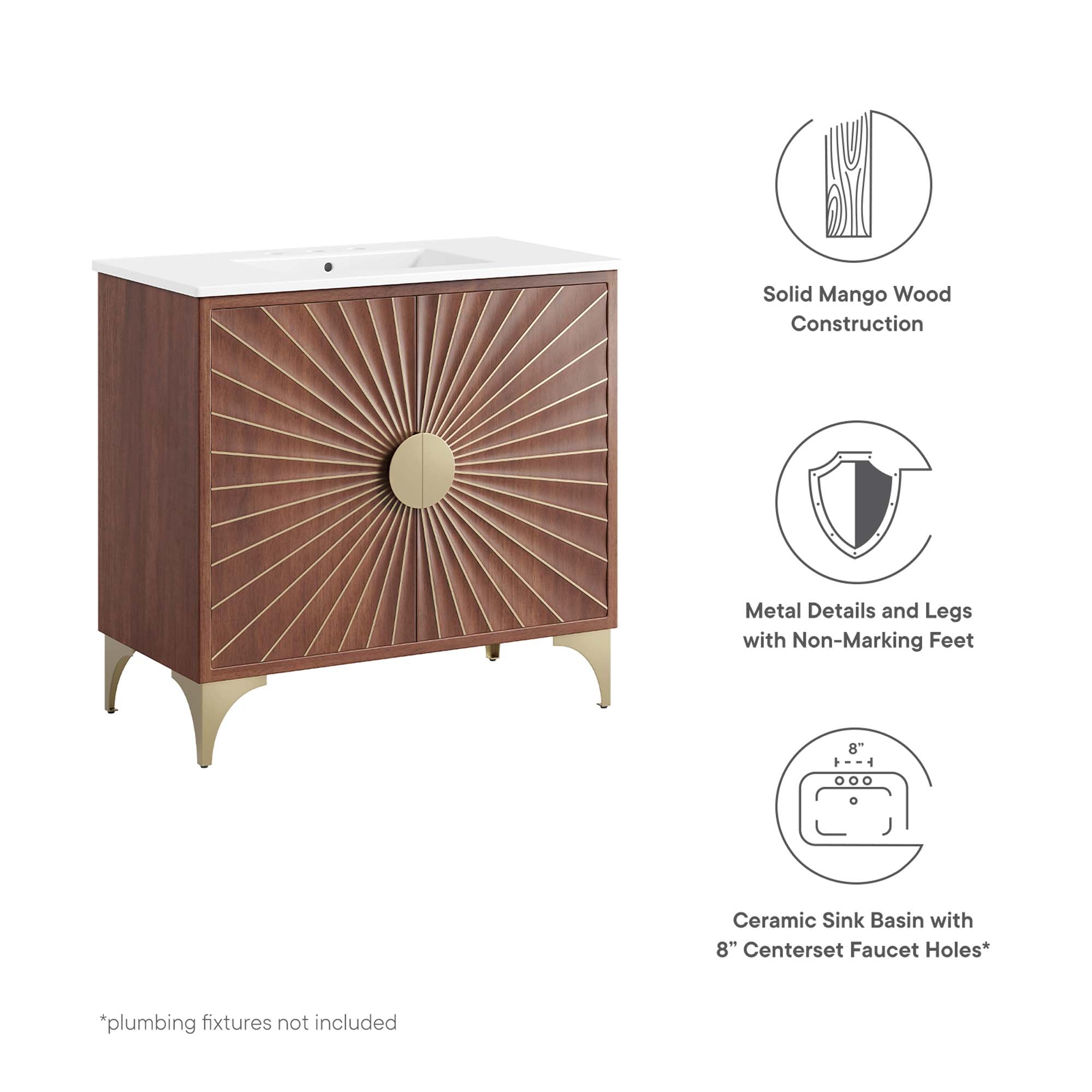 Daylight Bathroom Vanity Basin Included by Modway