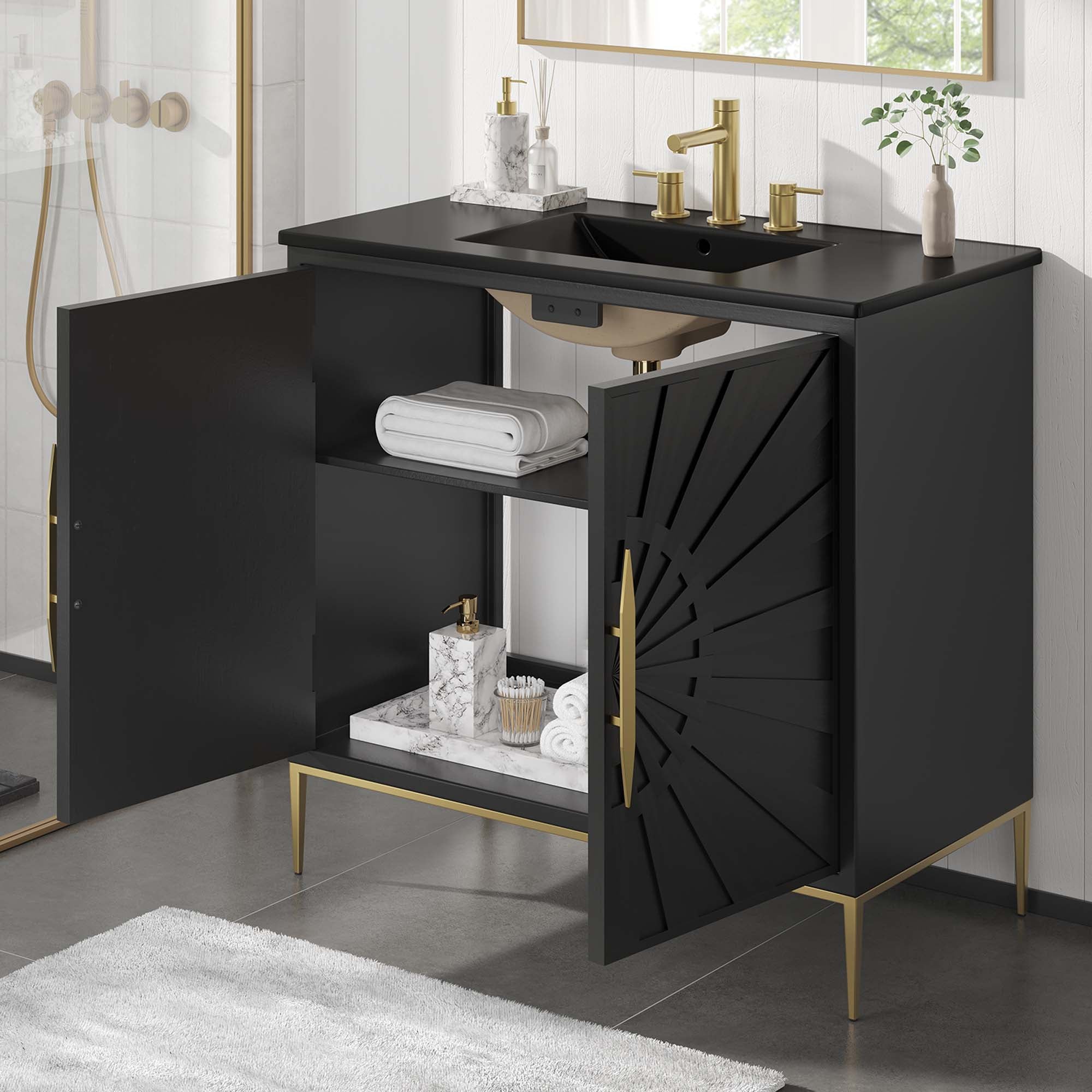Awaken Bathroom Vanity Basin Included by Modway