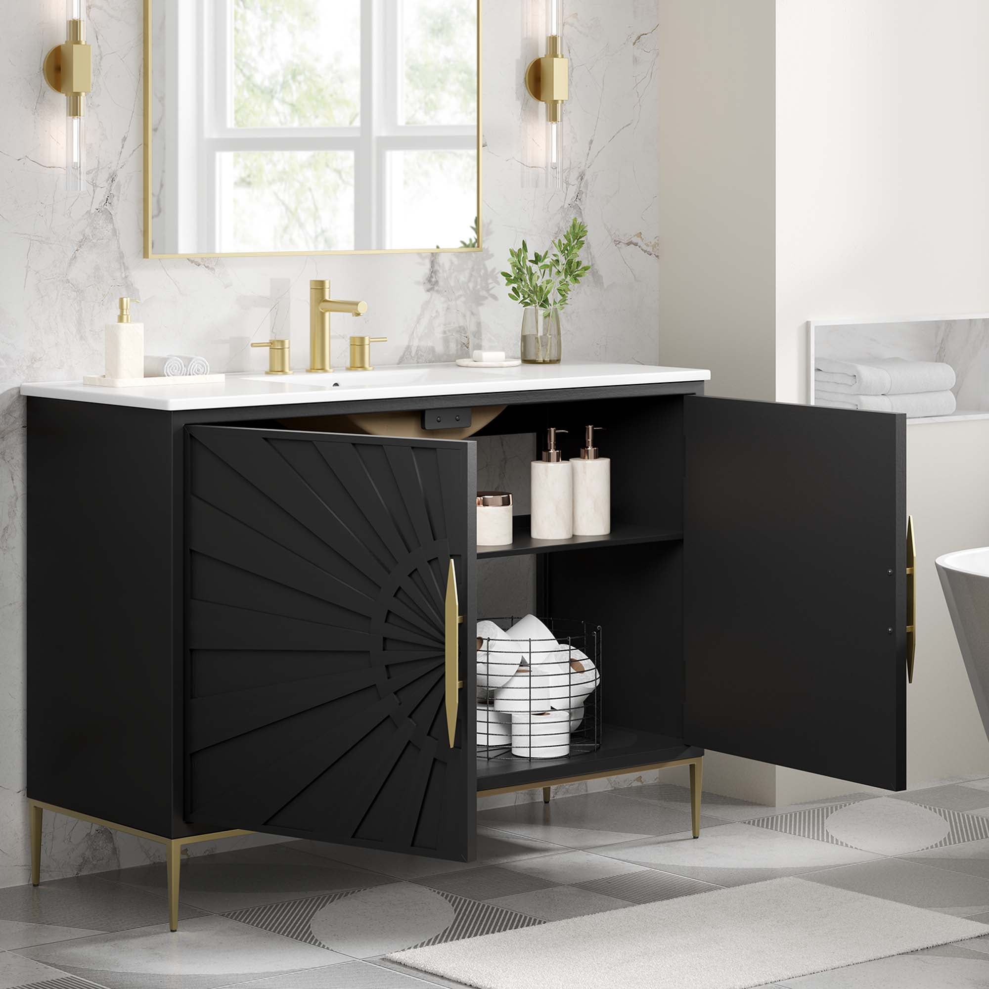 Awaken Bathroom Vanity Basin Included by Modway