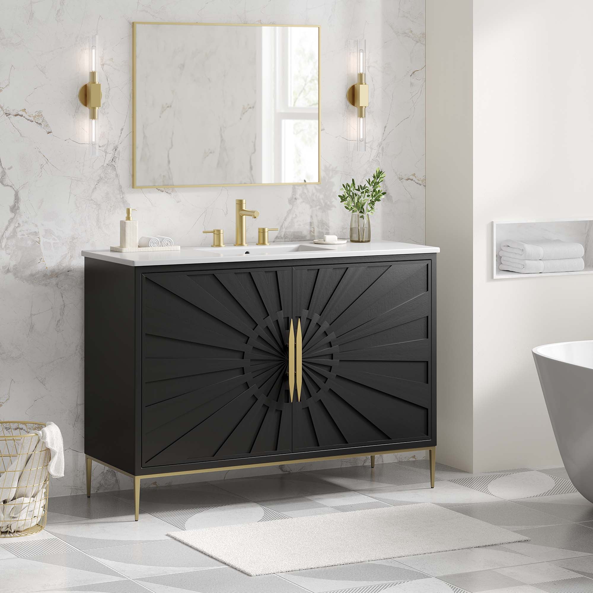Awaken Bathroom Vanity Basin Included by Modway