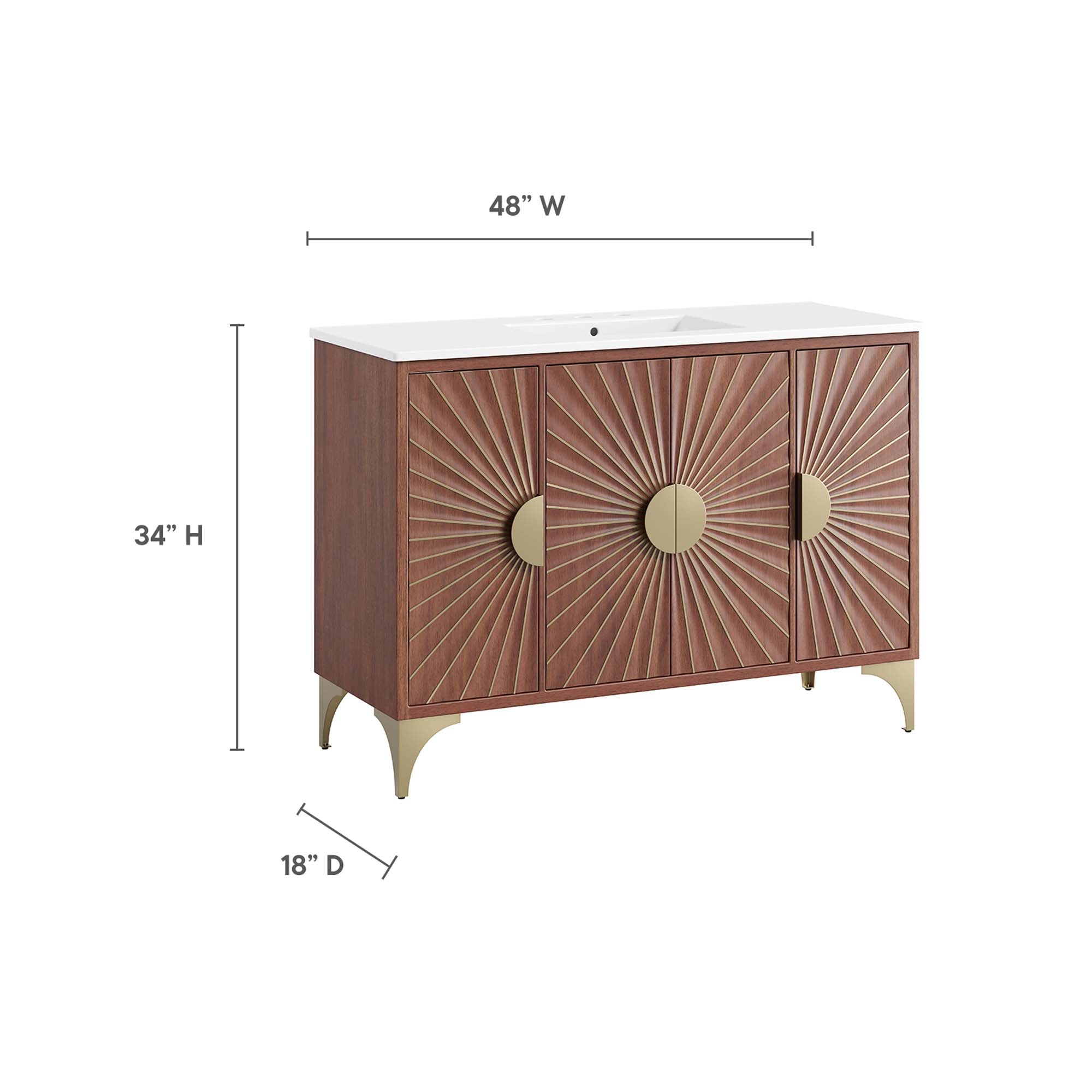 Daylight Bathroom Vanity Basin Included by Modway