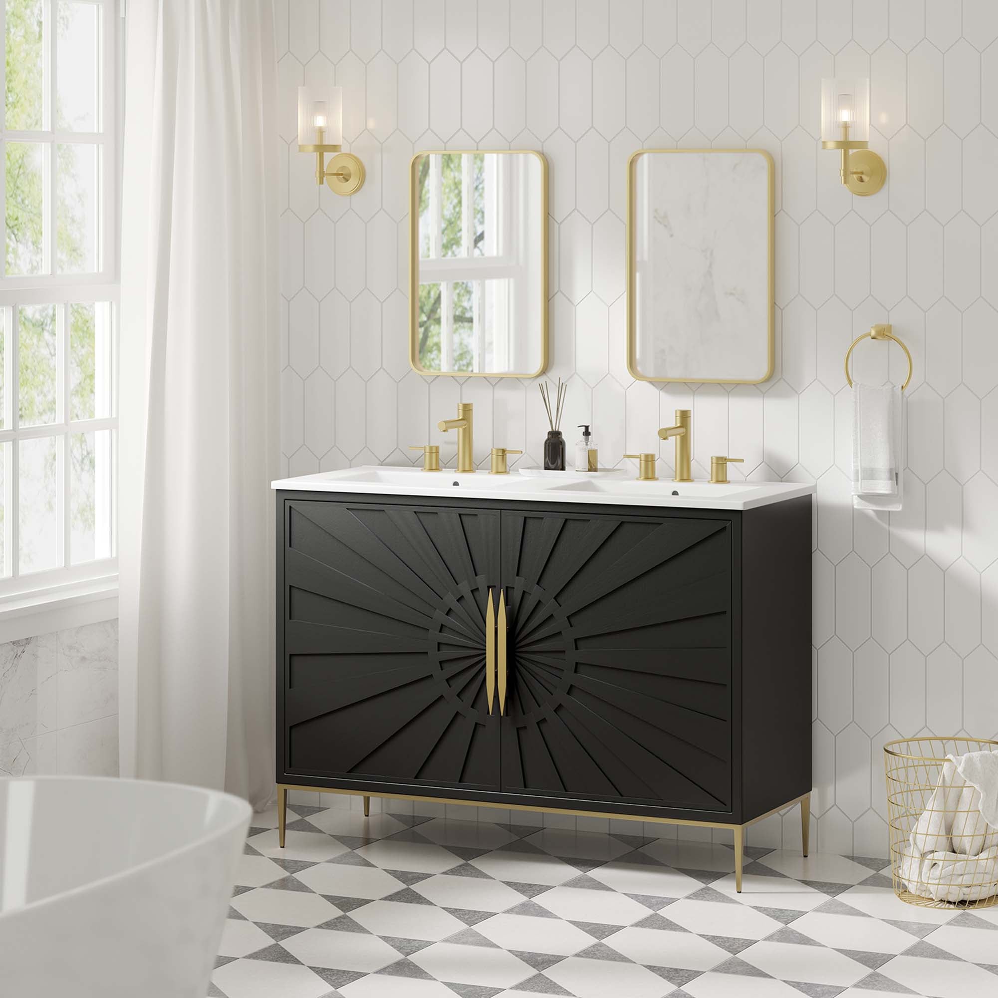 Awaken Bathroom Vanity Basin Included by Modway