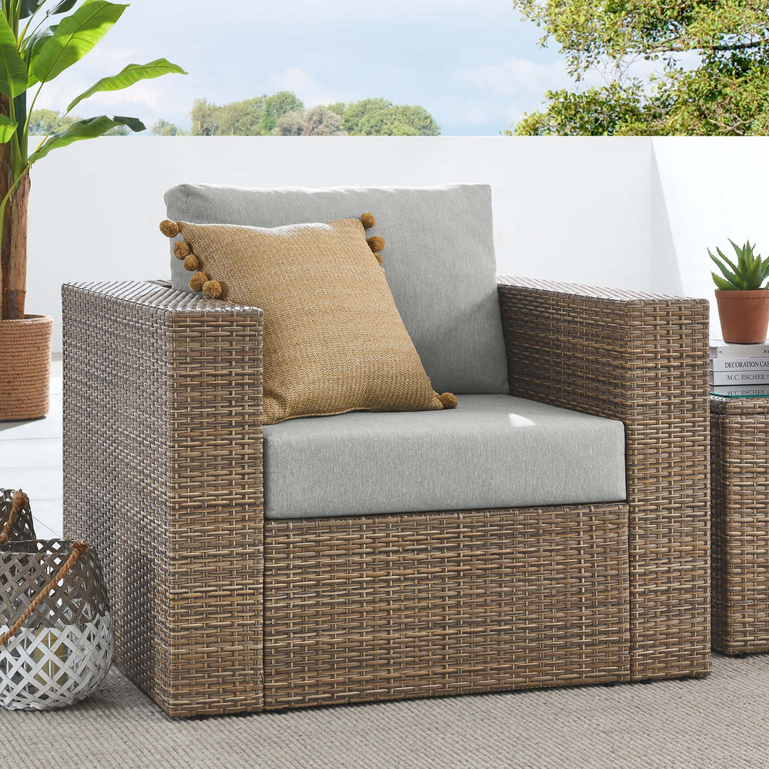 Convene Outdoor Patio Outdoor Patio Armchair by Modway