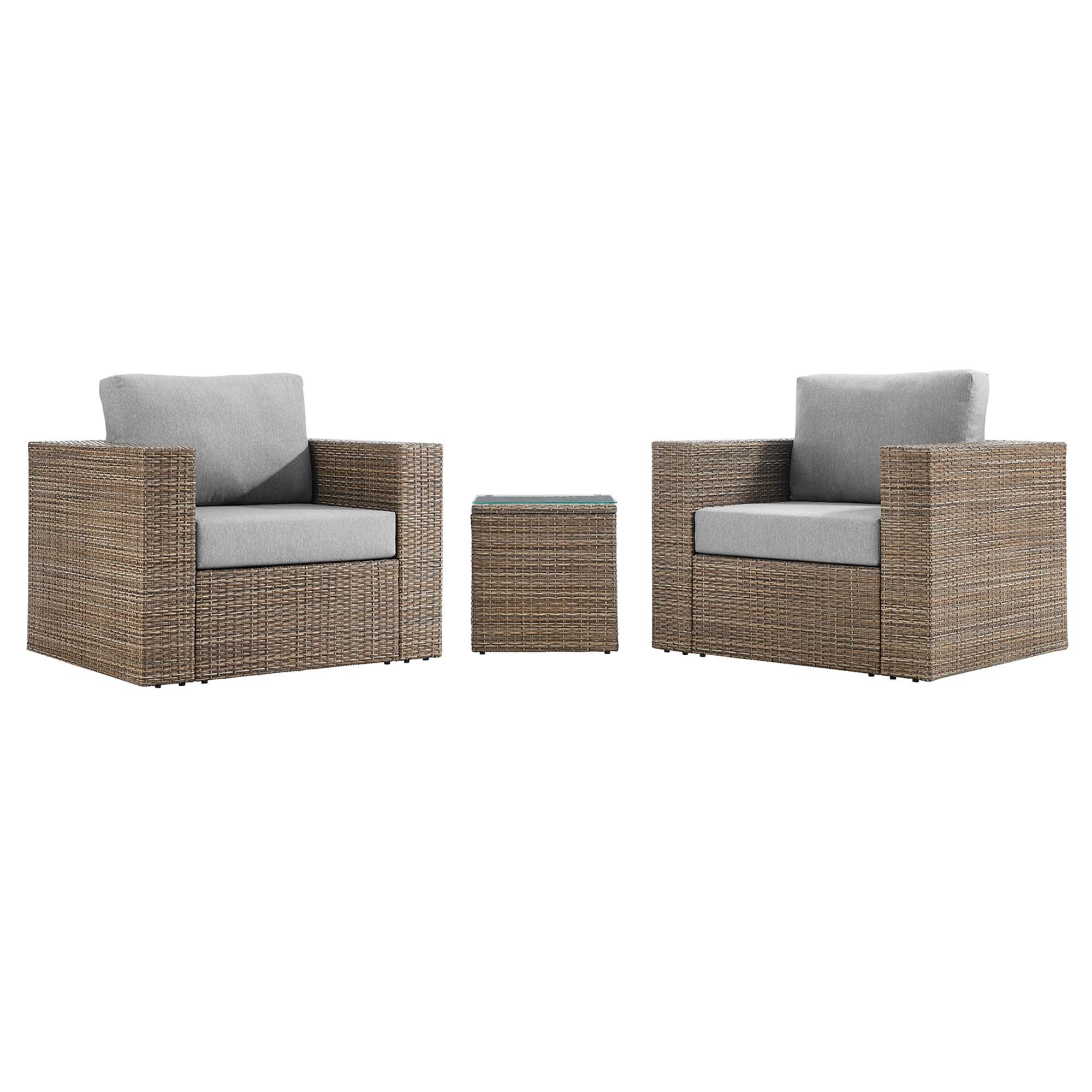 Convene Outdoor Patio Outdoor Patio 3-Piece Furniture Set by Modway
