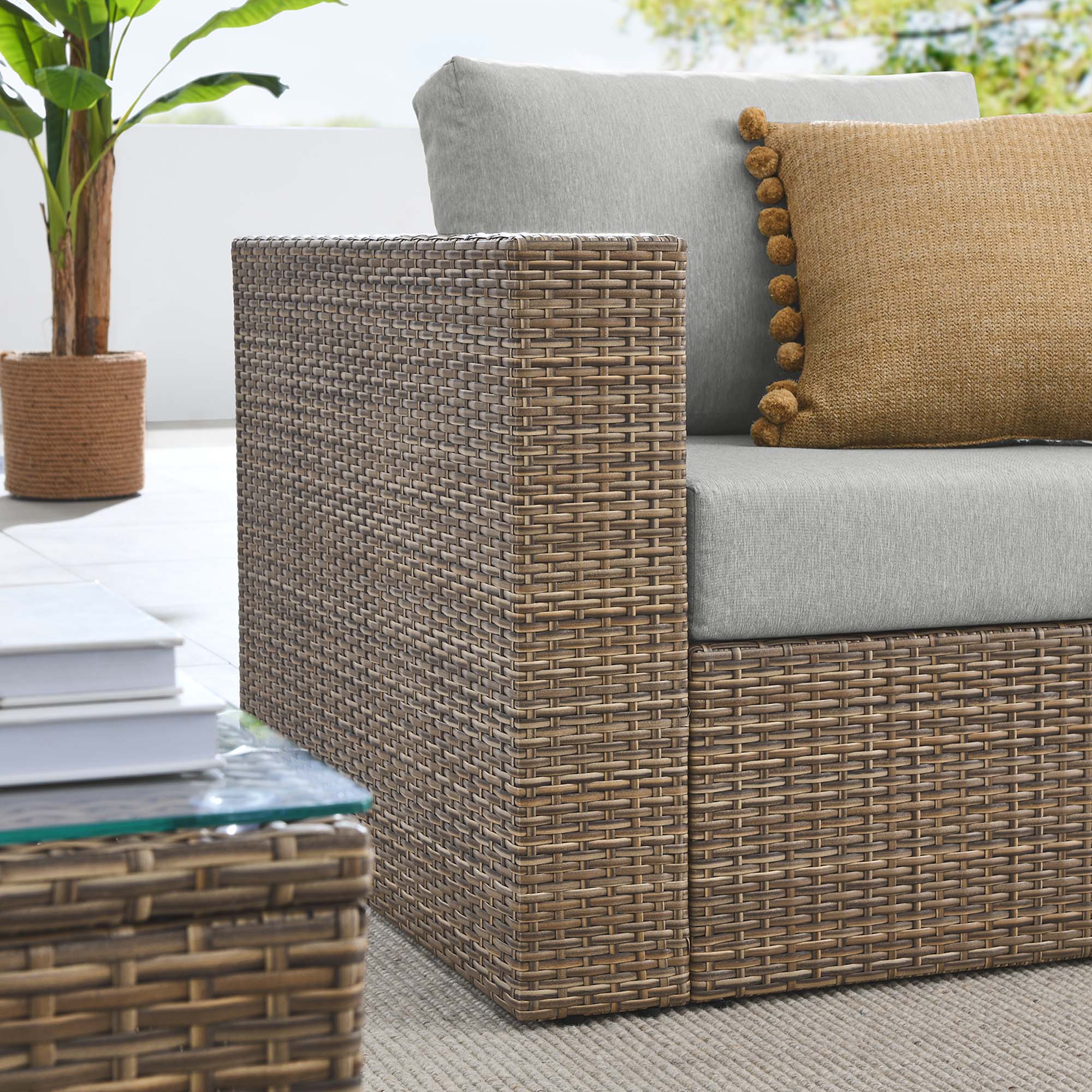 Convene Outdoor Patio Outdoor Patio 3-Piece Furniture Set by Modway