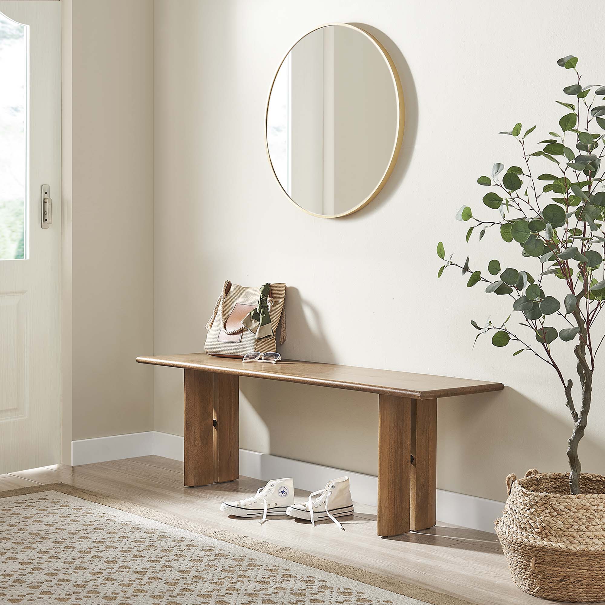 Amistad 58" Wood Bench by Modway