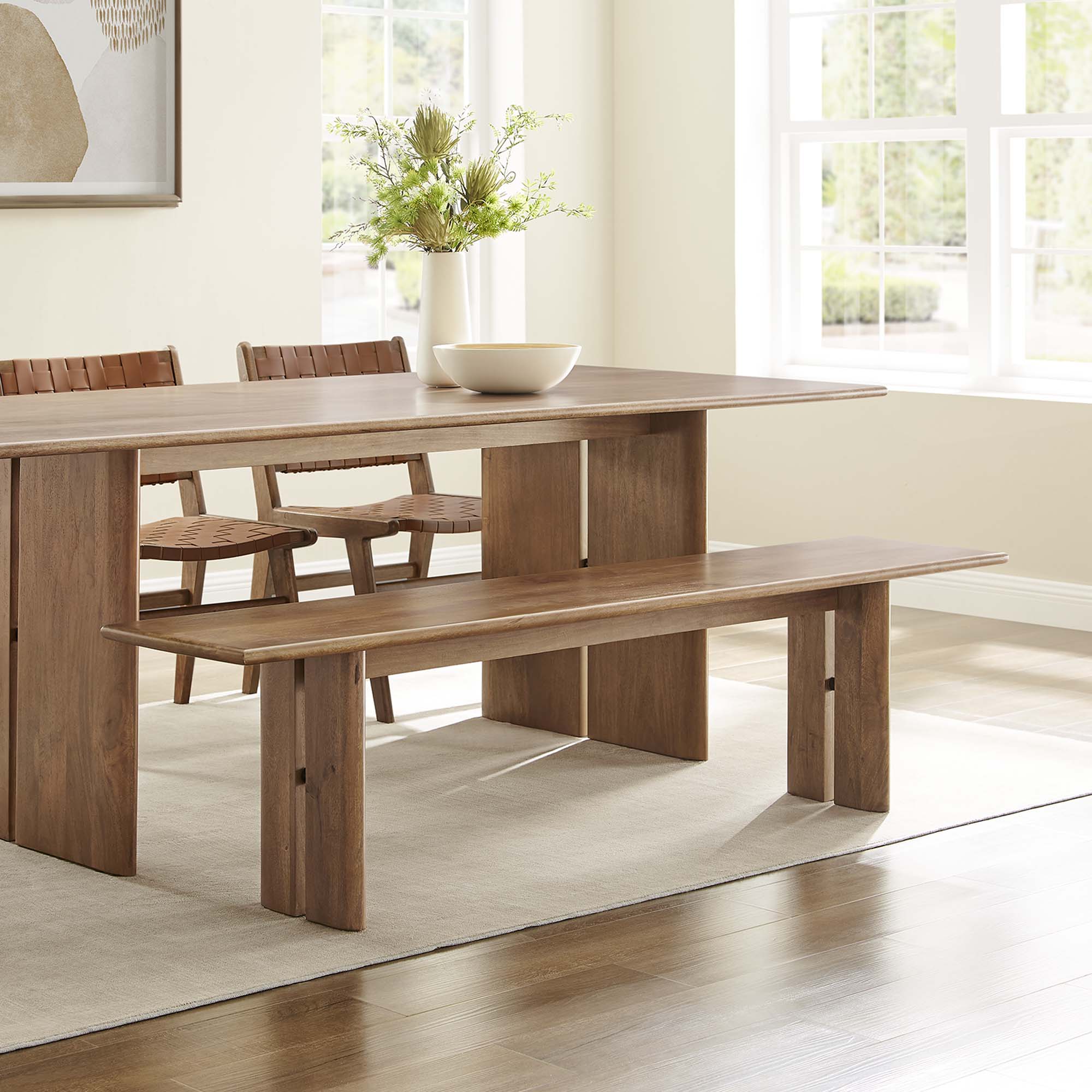 Amistad 72" Wood Bench by Modway