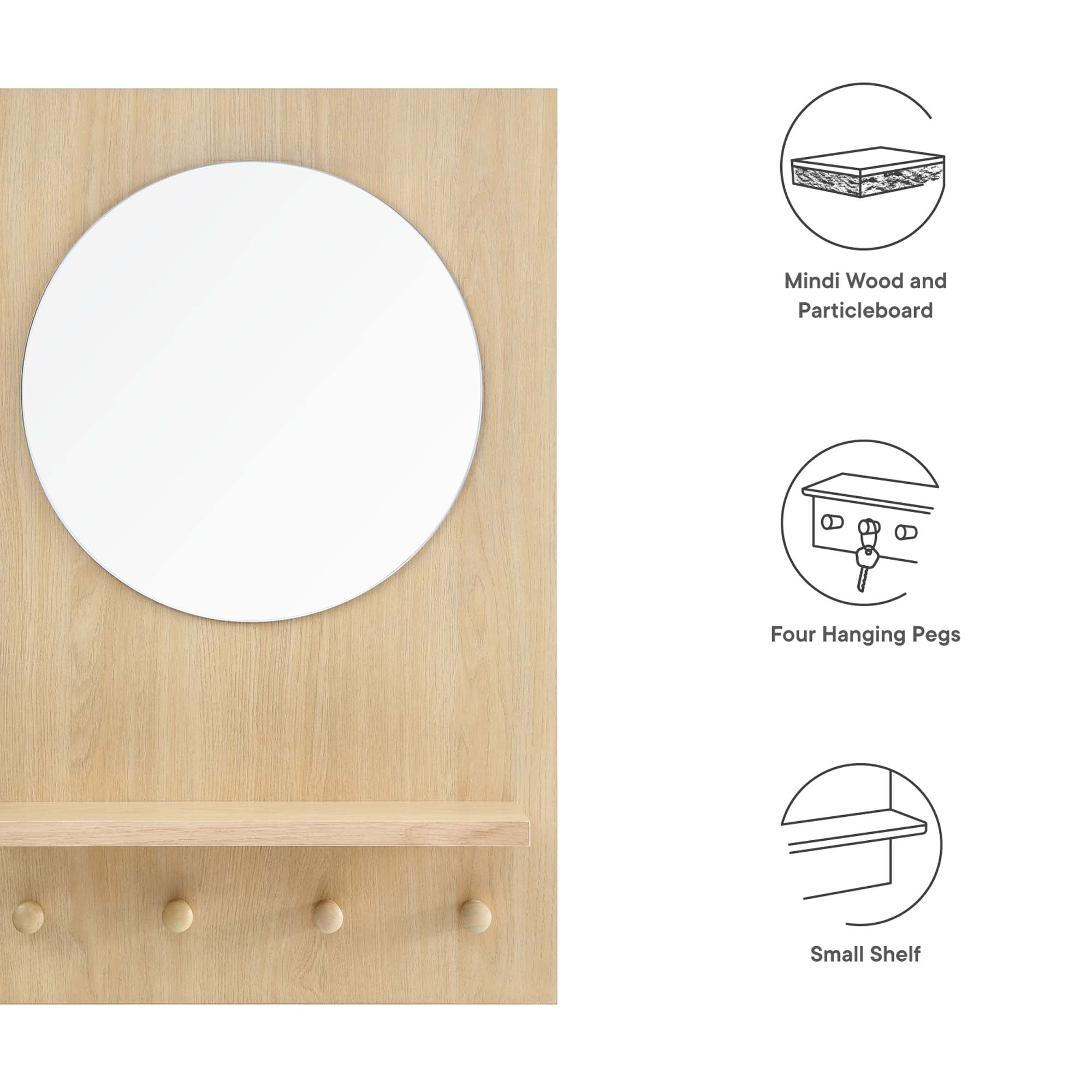Glint Mirror by Modway