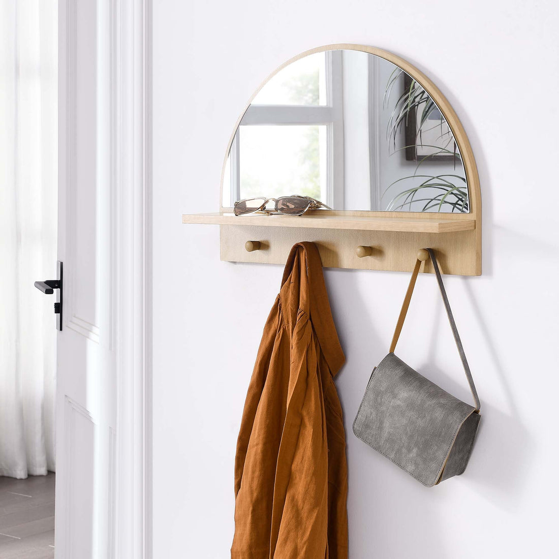 Moonbeam Arched Mirror by Modway