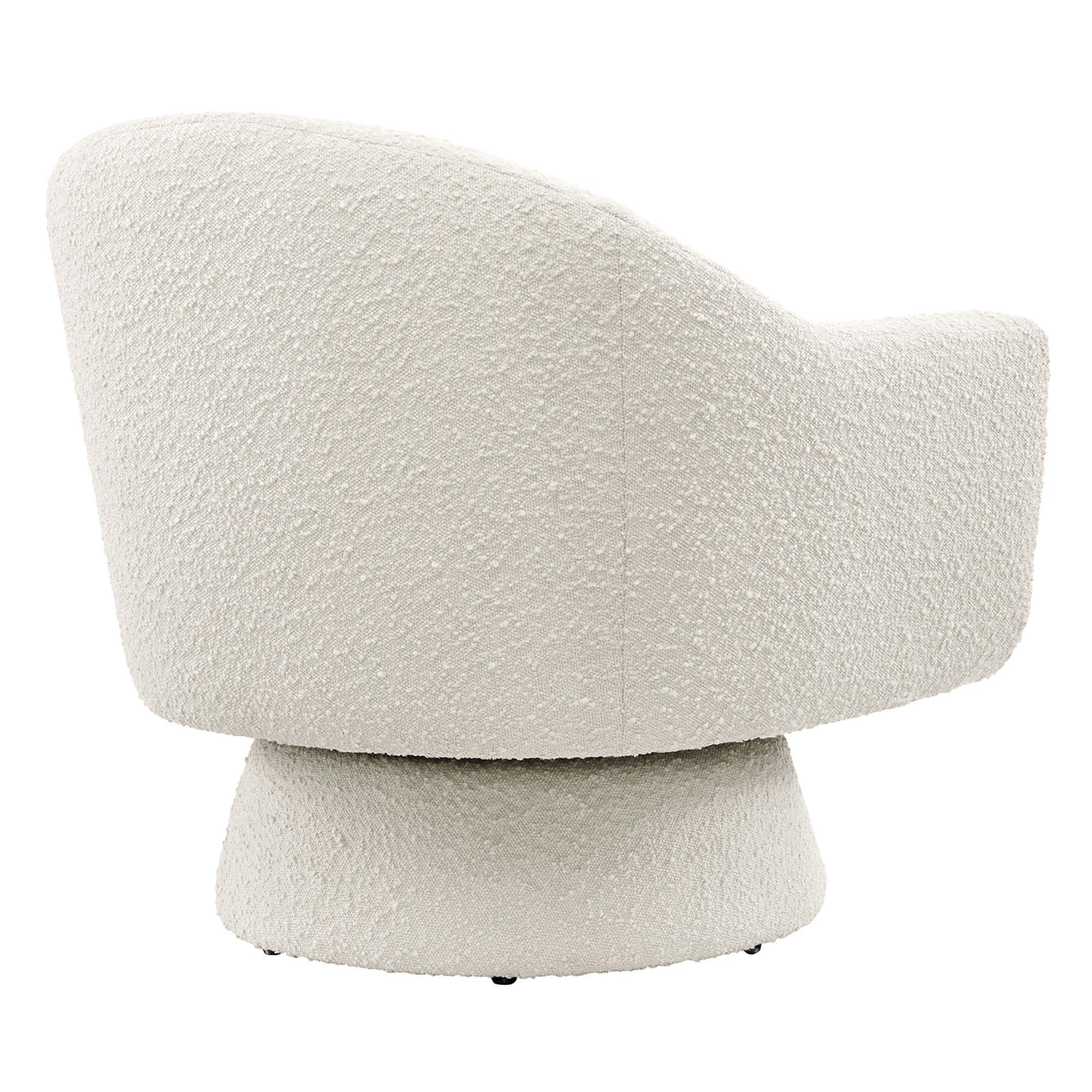 Astral Boucle Fabric Boucle Fabric Swivel Chair by Modway