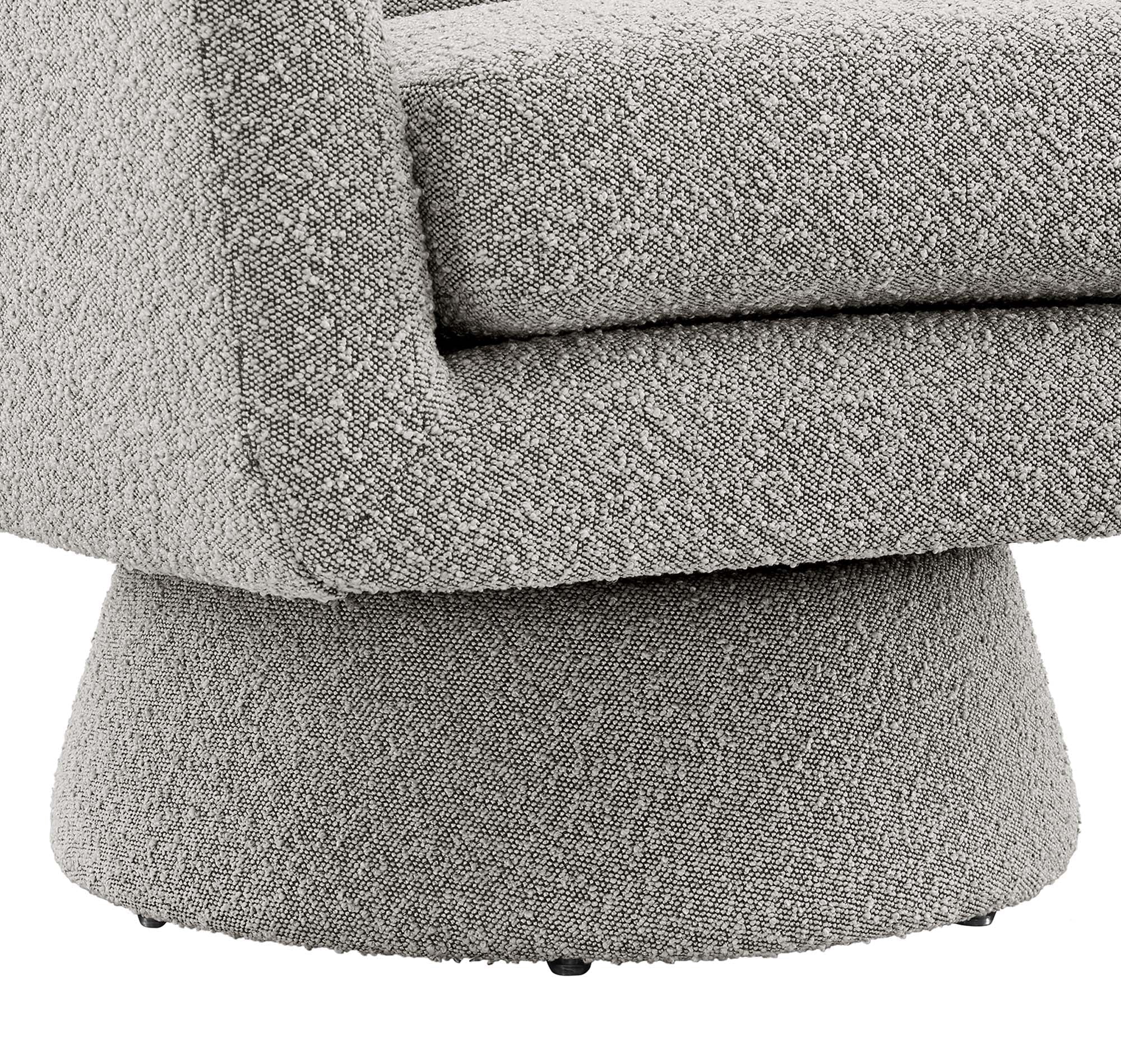 Astral Boucle Fabric Boucle Fabric Swivel Chair by Modway