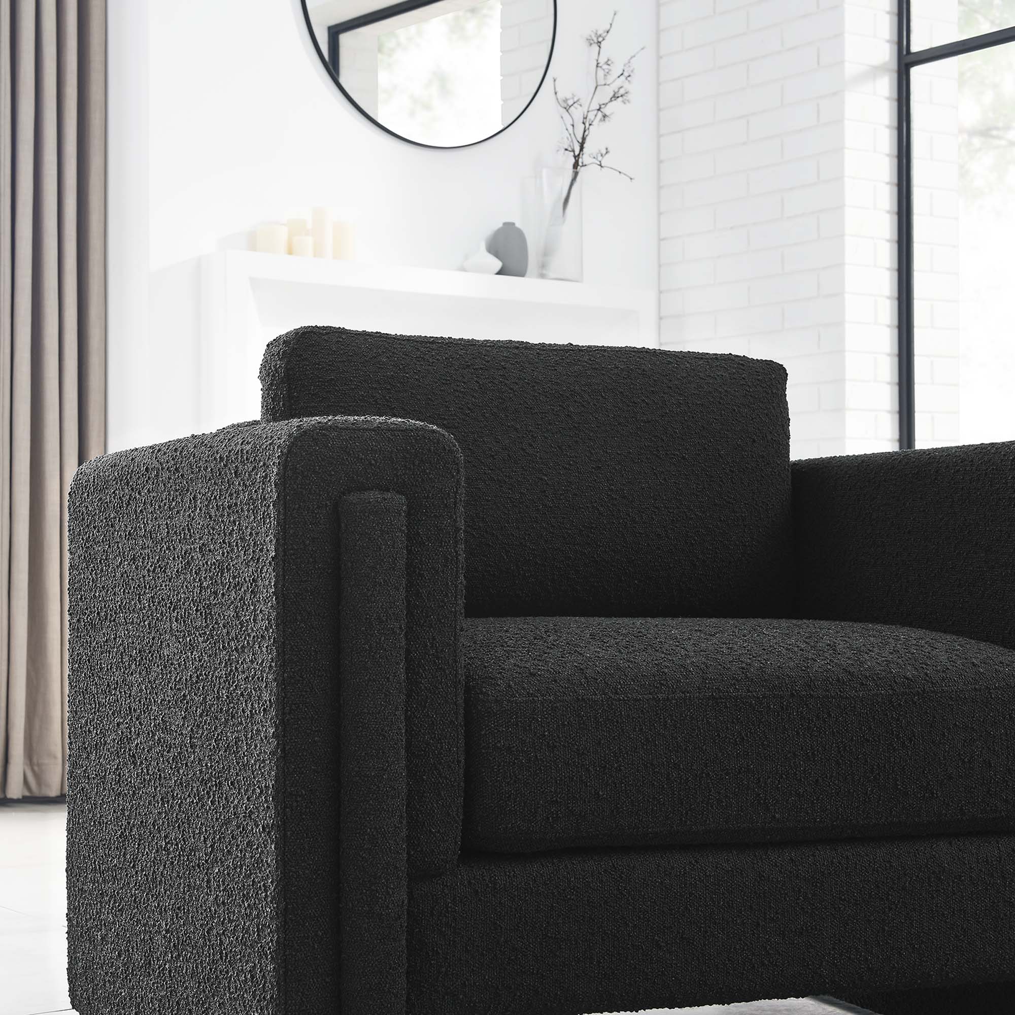 Visible Boucle Fabric Armchair by Modway