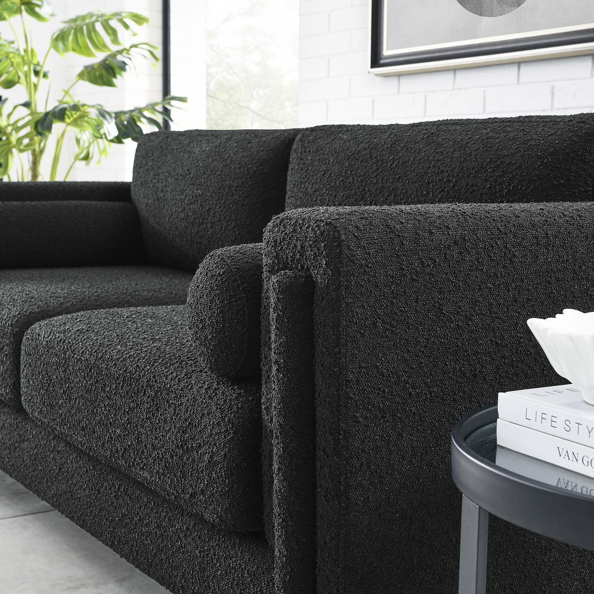 Visible Boucle Fabric Sofa by Modway