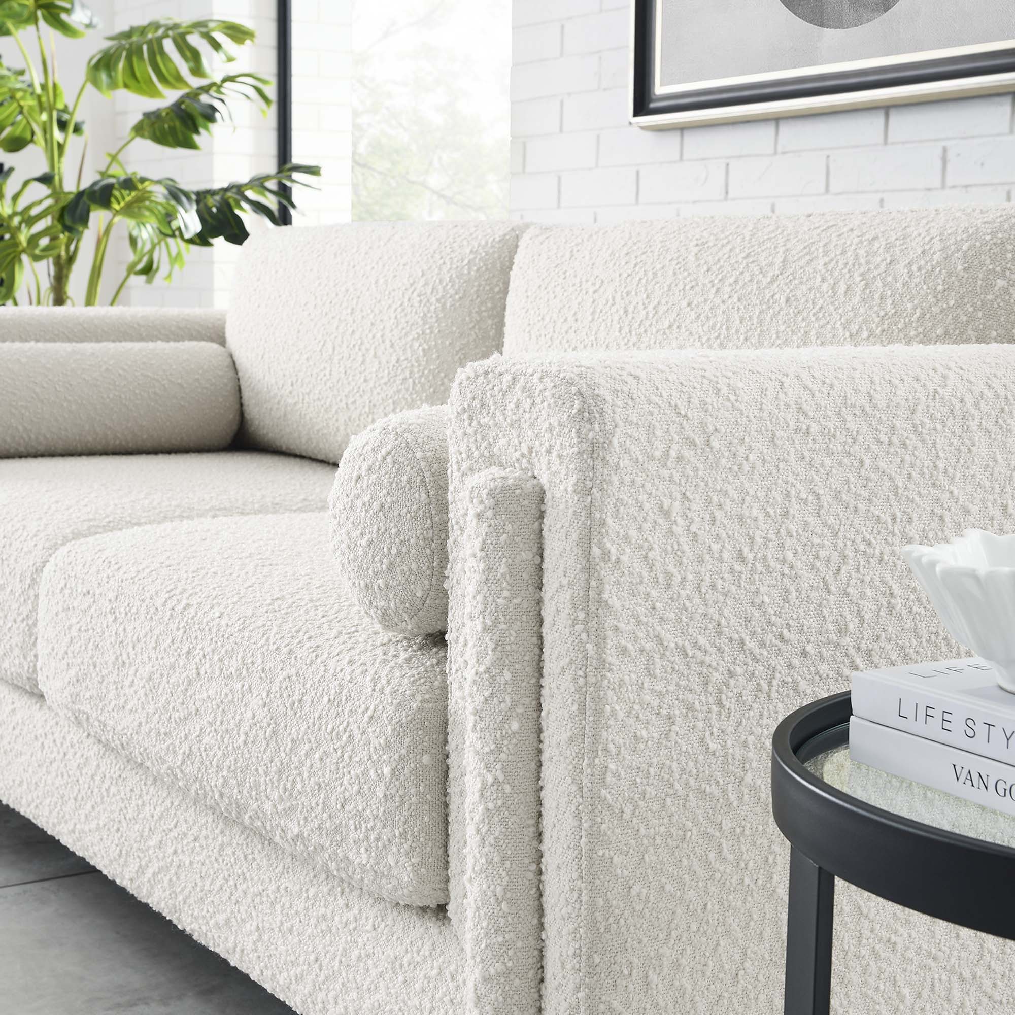 Visible Boucle Fabric Sofa by Modway