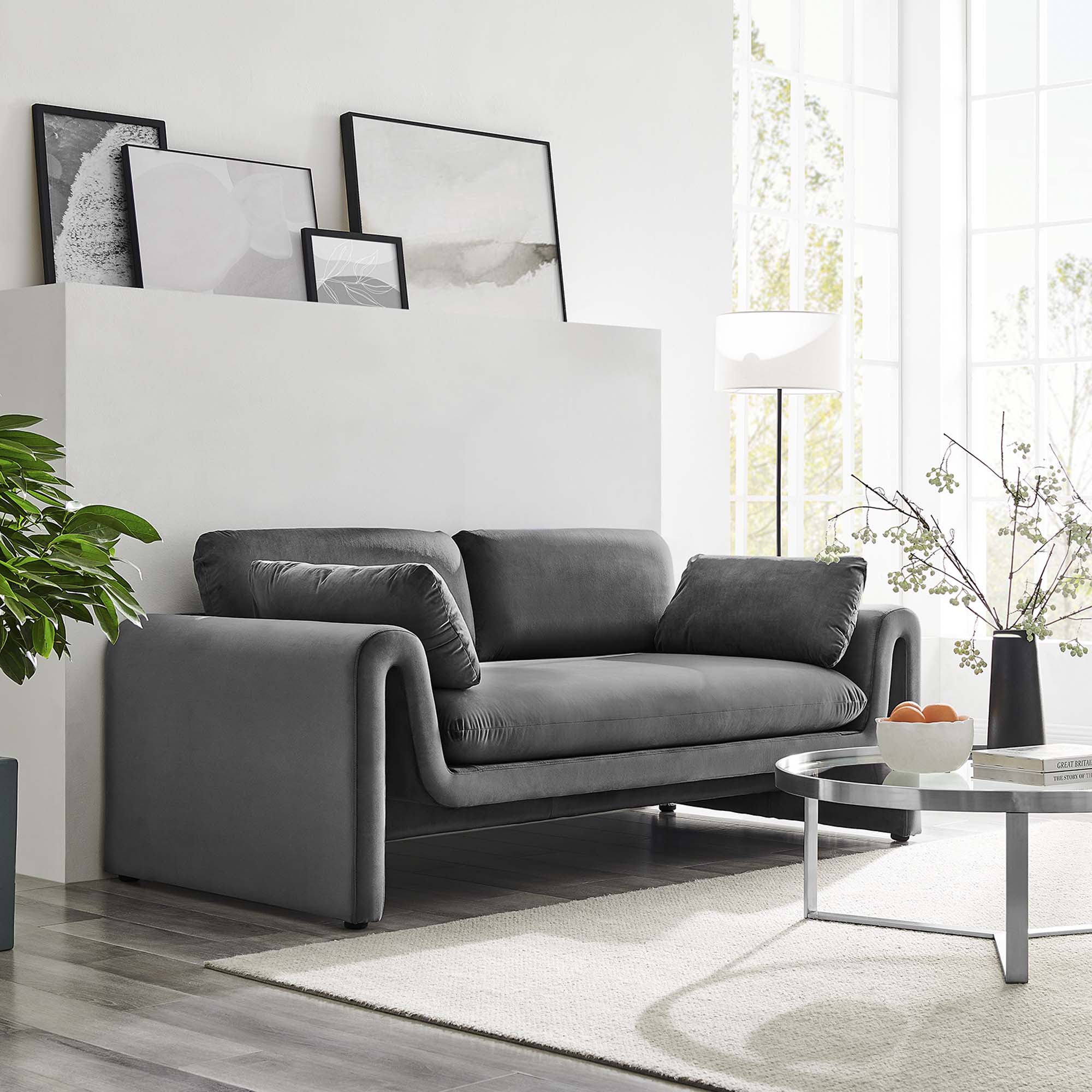 Waverly Performance Velvet Sofa by Modway