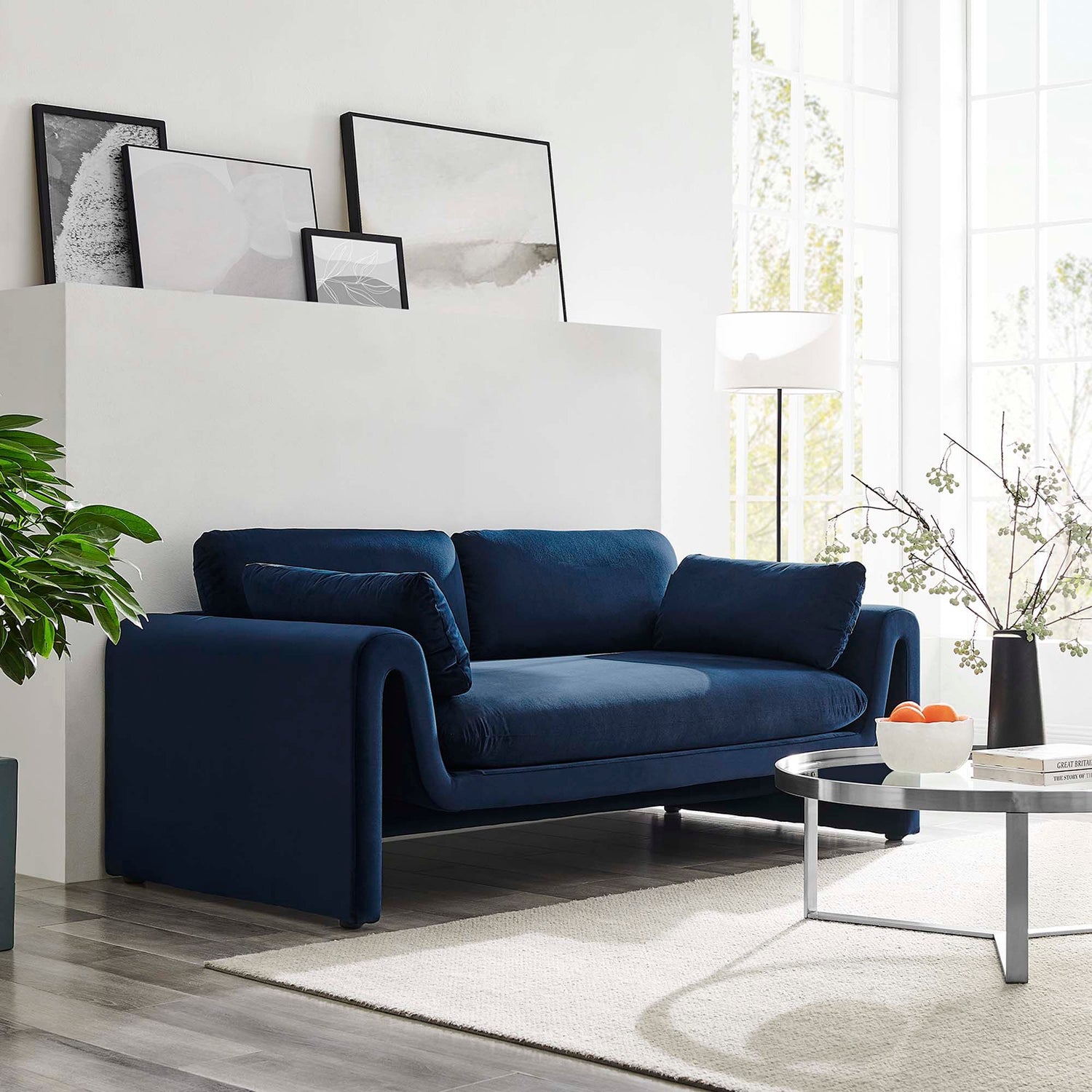 Waverly Performance Velvet Sofa by Modway
