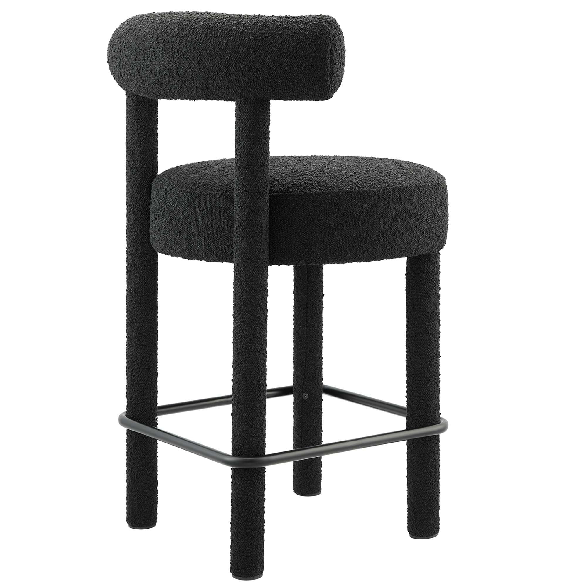 Toulouse Boucle Fabric Counter Stool by Modway