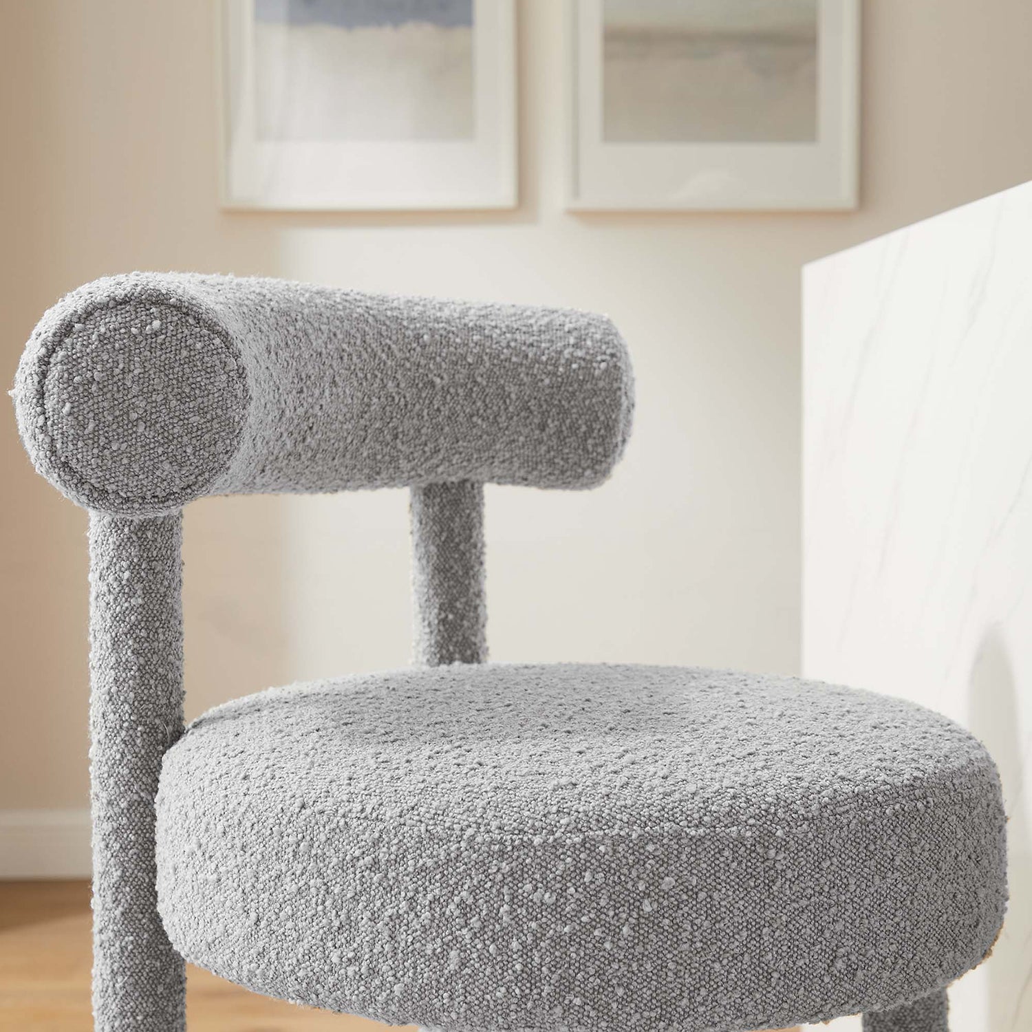 Toulouse Boucle Fabric Counter Stool by Modway