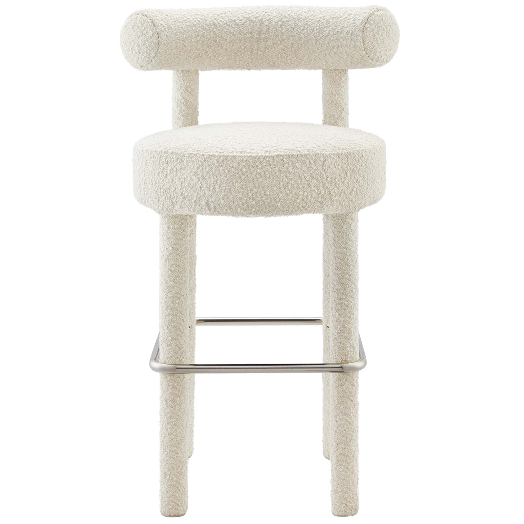 Toulouse Boucle Fabric Bar Stool by Modway