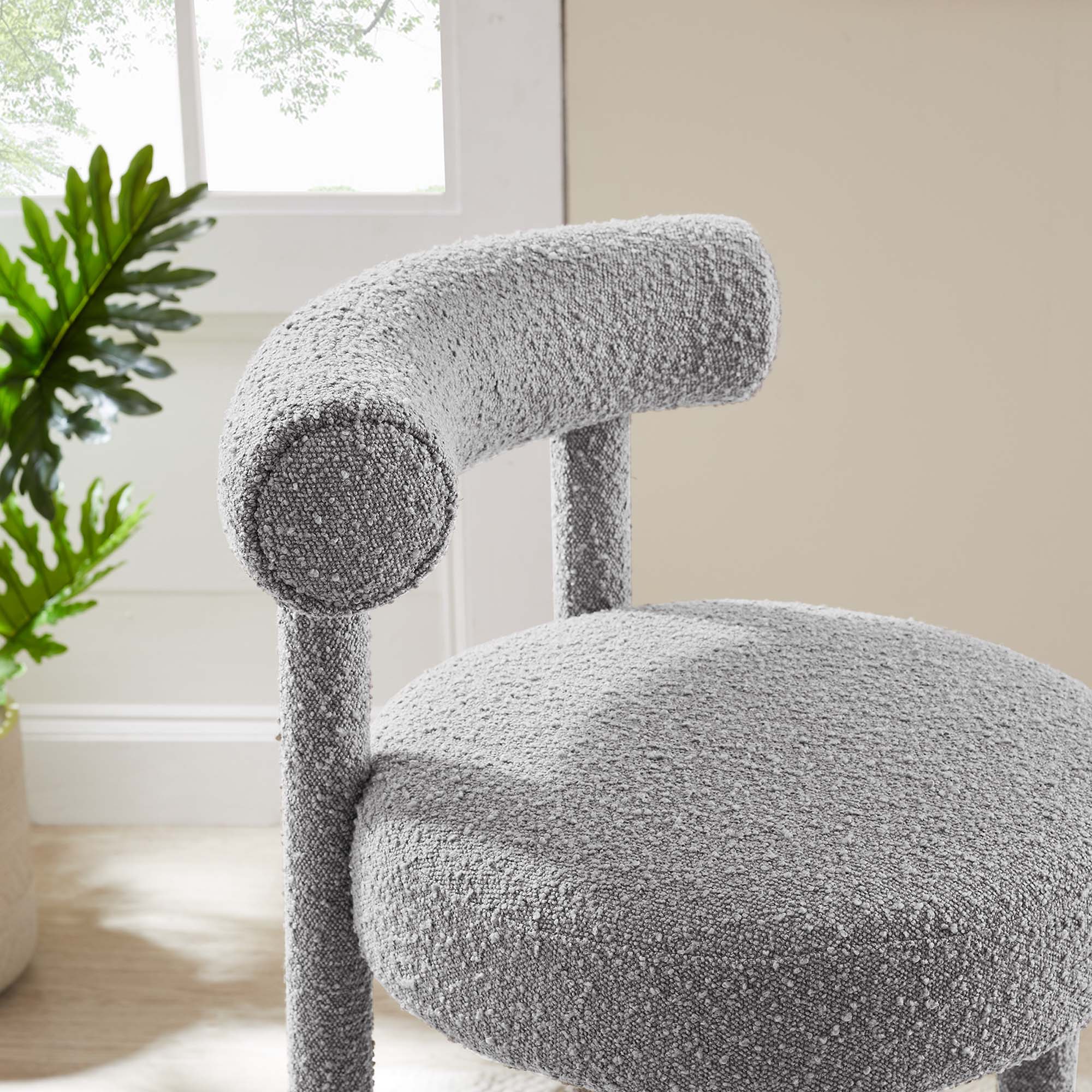 Toulouse Boucle Fabric Bar Stool by Modway