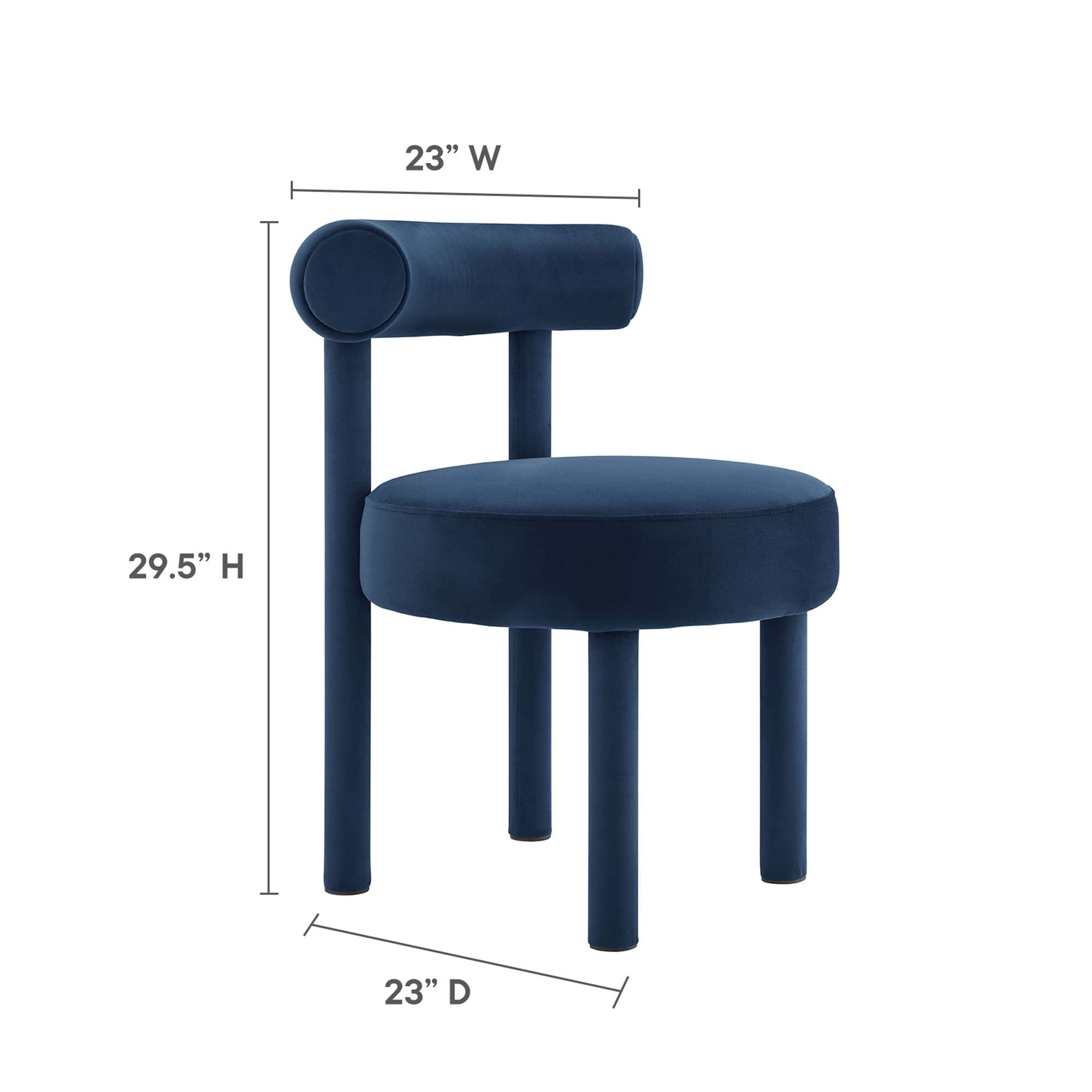 Toulouse Performance Velvet Dining Chair by Modway