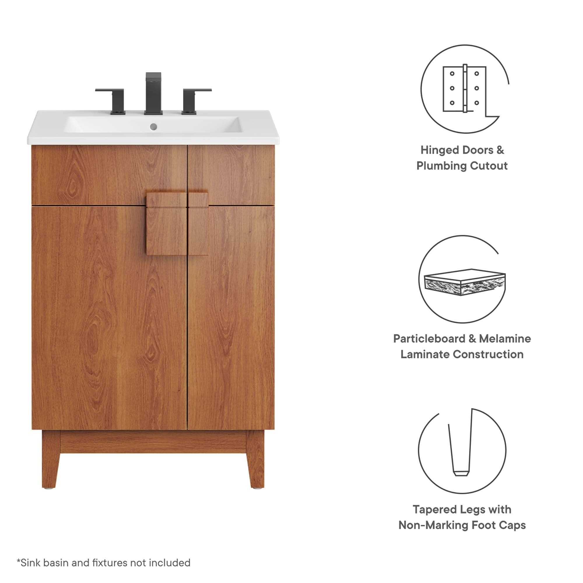 Miles Bathroom Cabinet Basin Not Included by Modway