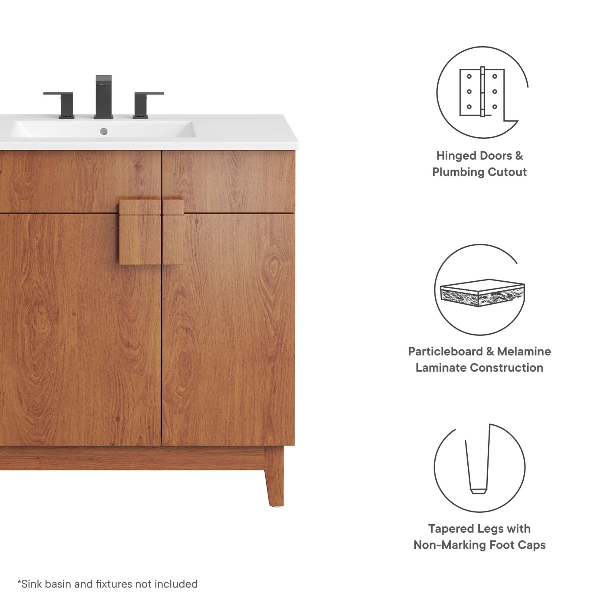 Miles Bathroom Cabinet Basin Not Included by Modway