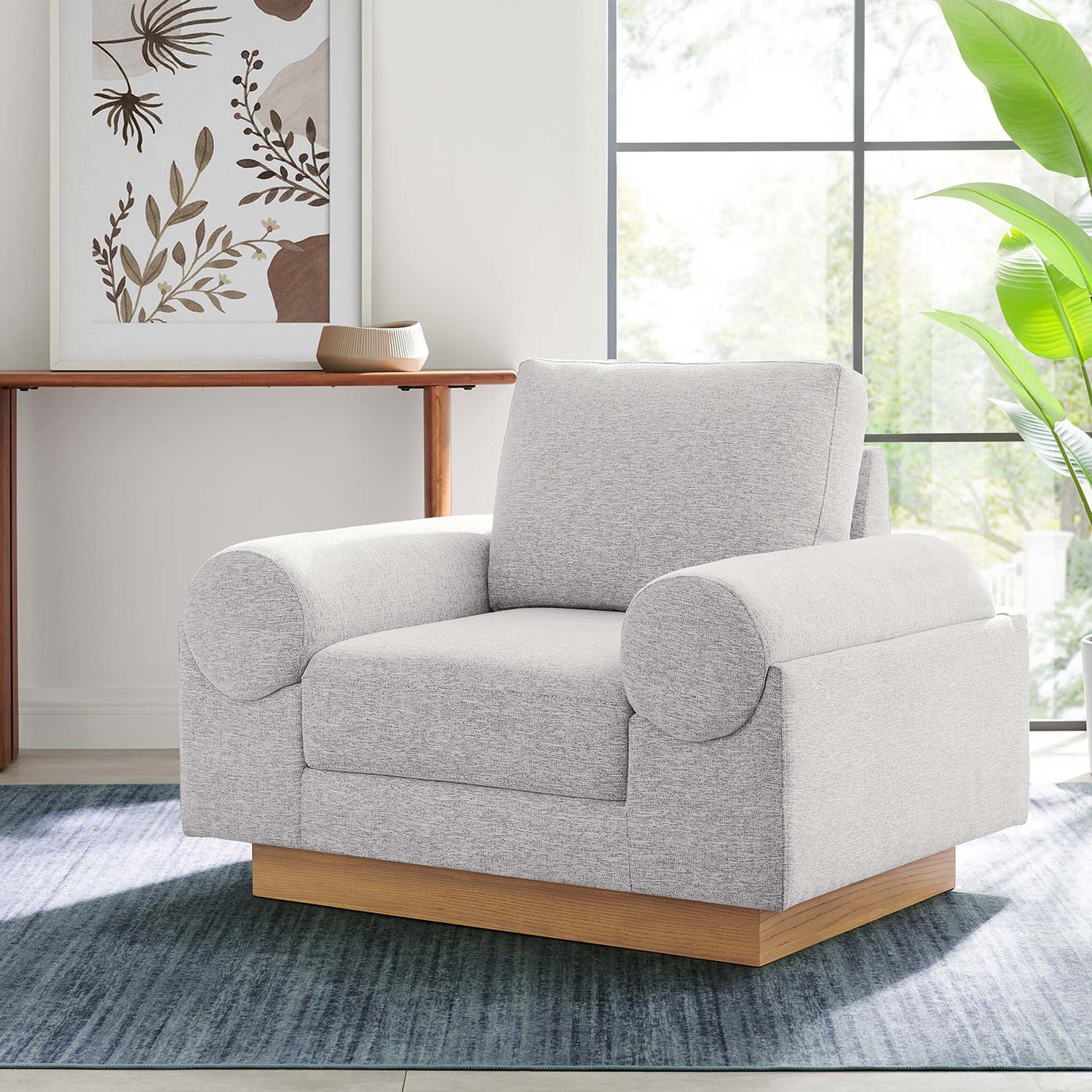 Oasis Upholstered Fabric Armchair by Modway