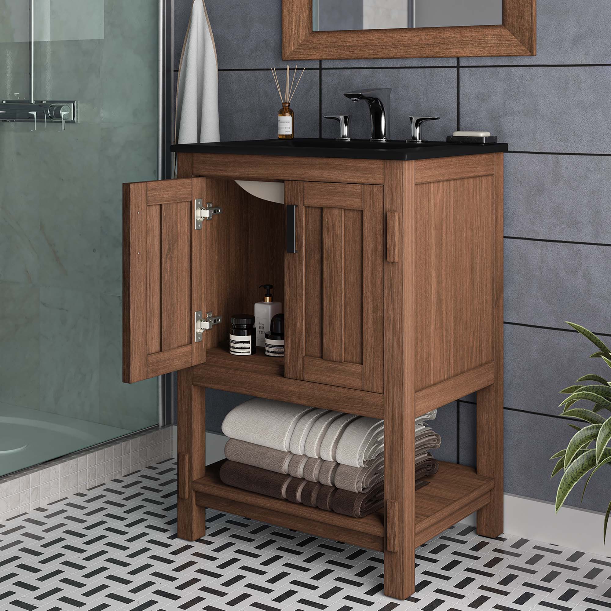 Ashlyn Bathroom Cabinet Basin Not Included by Modway