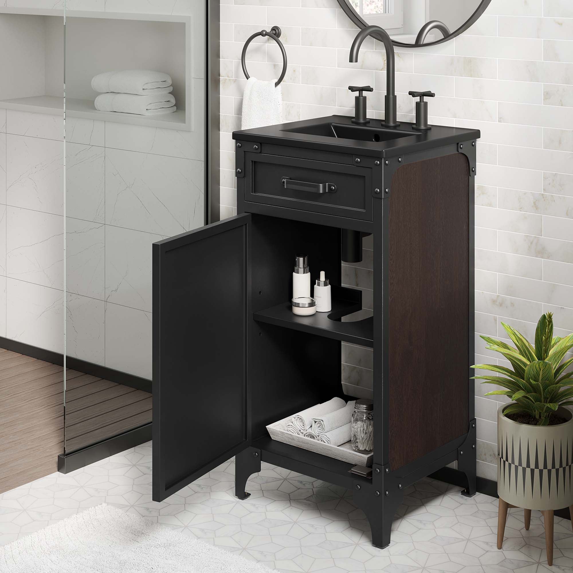Steamforge Bathroom Vanity Basin Included by Modway