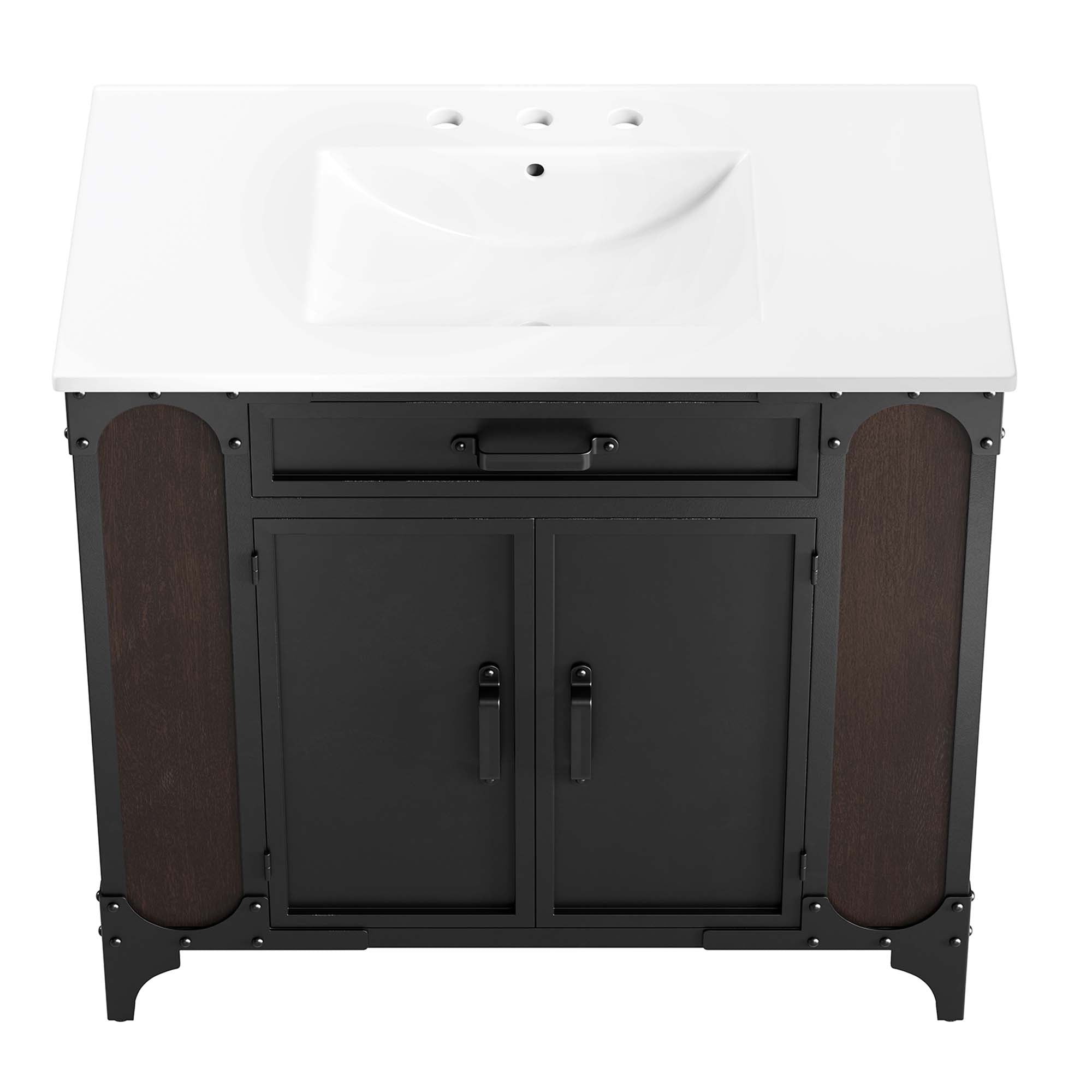 Steamforge Bathroom Vanity Basin Included by Modway