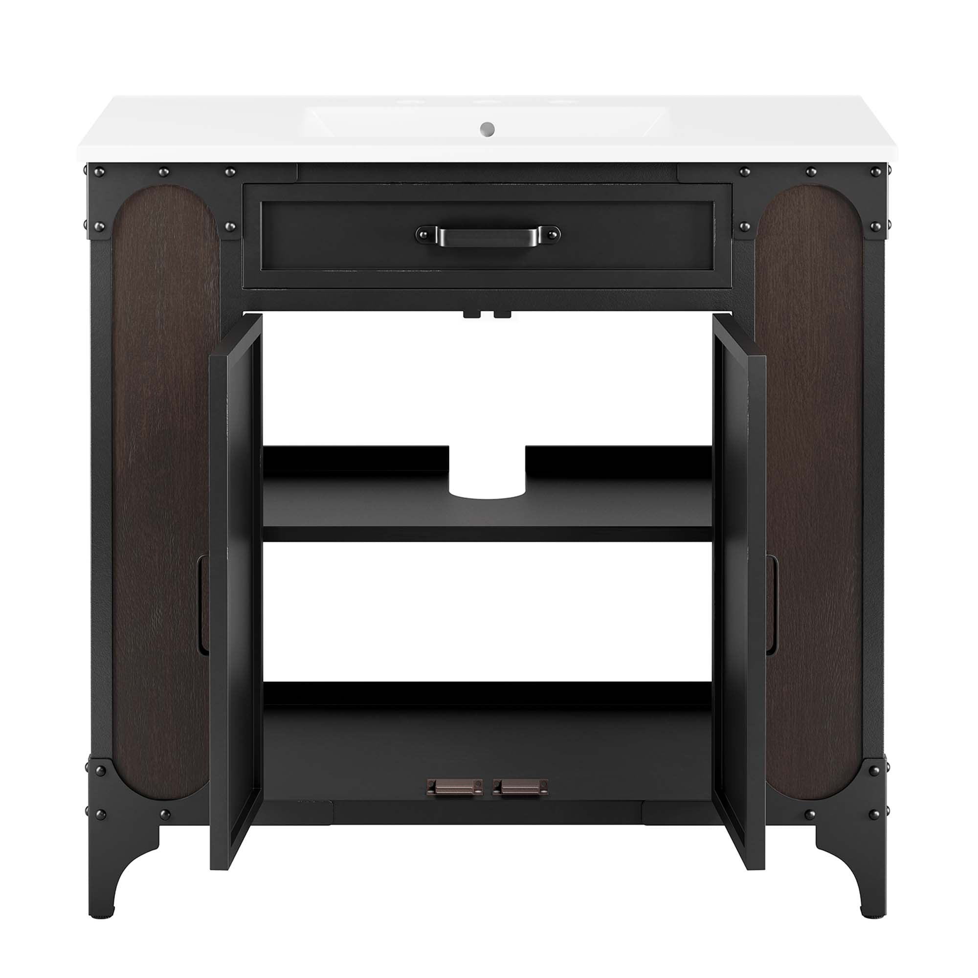 Steamforge Bathroom Vanity Basin Included by Modway