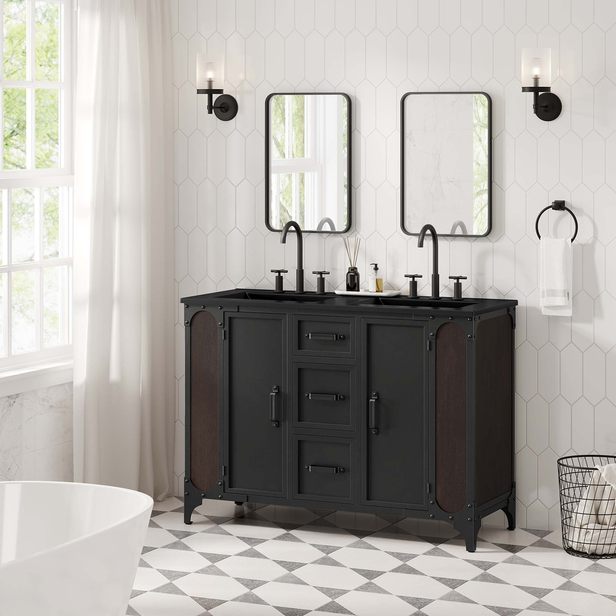 Steamforge Bathroom Cabinet Basin Not Included by Modway