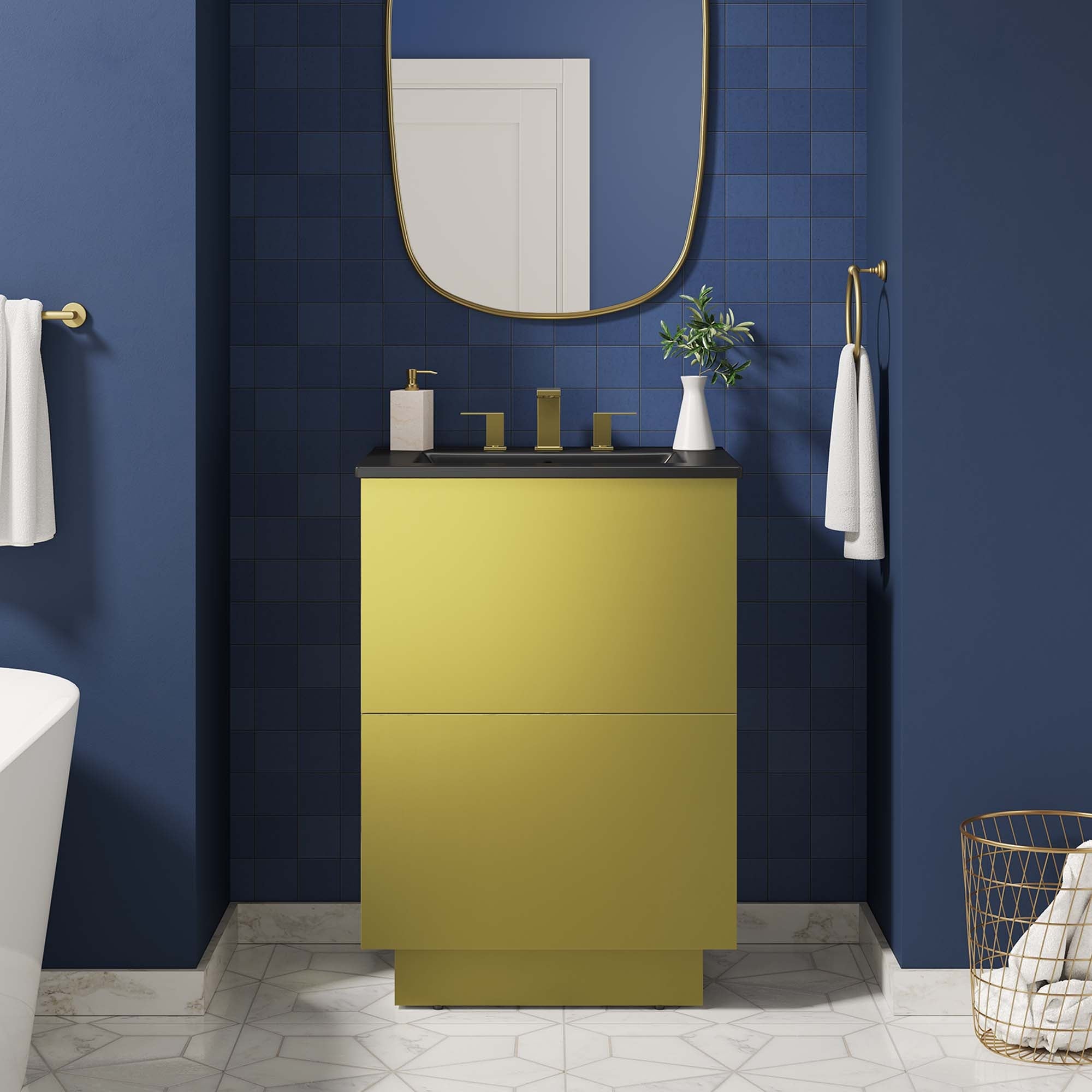 Quantum Bathroom Vanity Basin Included by Modway