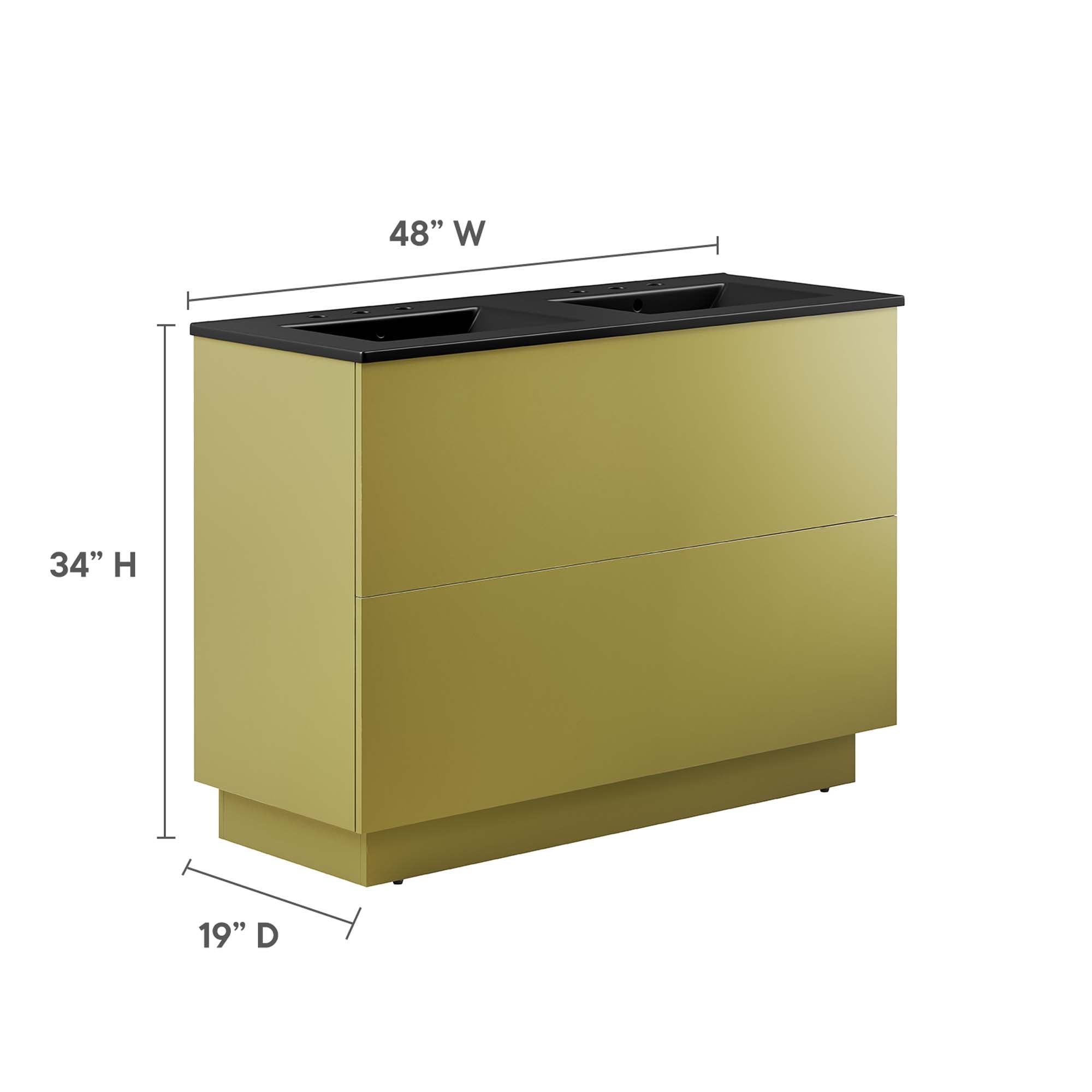Quantum Bathroom Vanity Basin Included by Modway