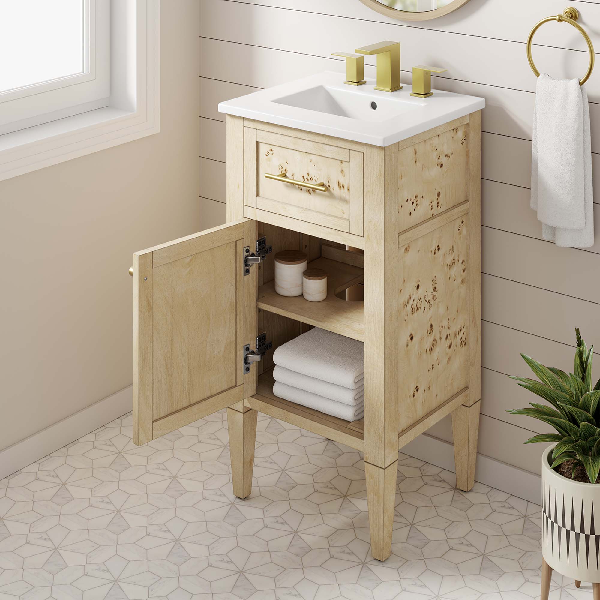Elysian Bathroom Vanity Basin Included by Modway