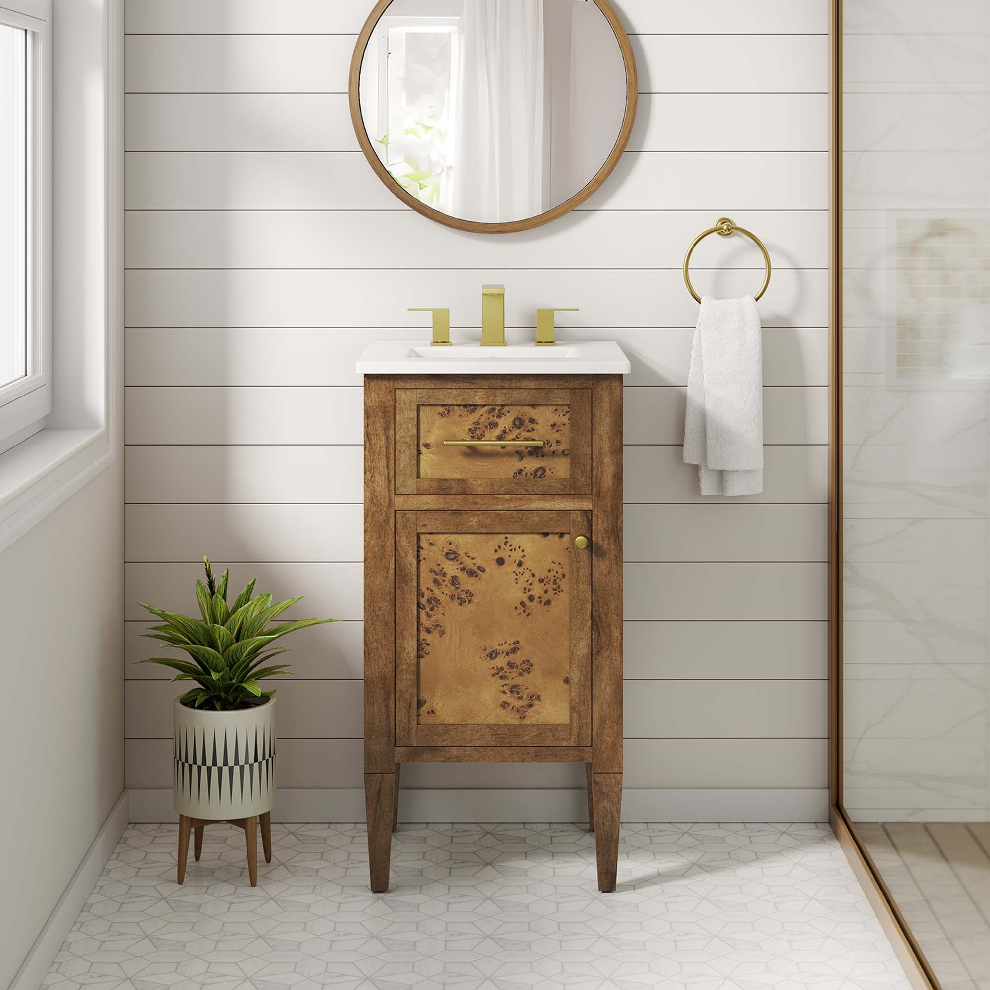 Elysian Bathroom Vanity Basin Included by Modway
