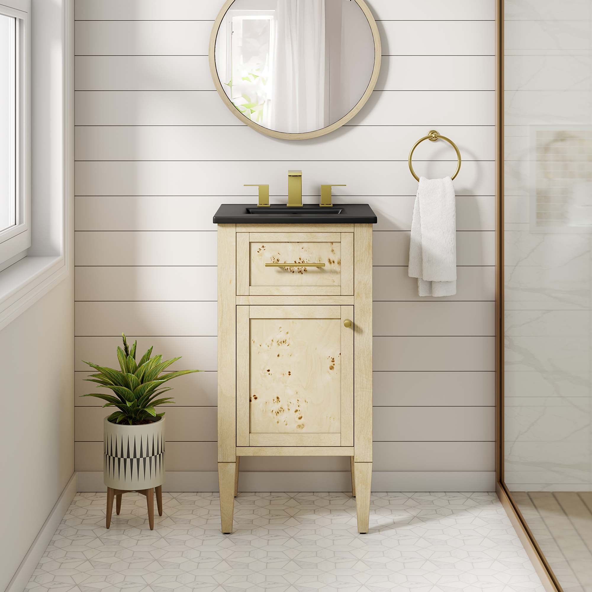 Elysian Bathroom Vanity Basin Included by Modway