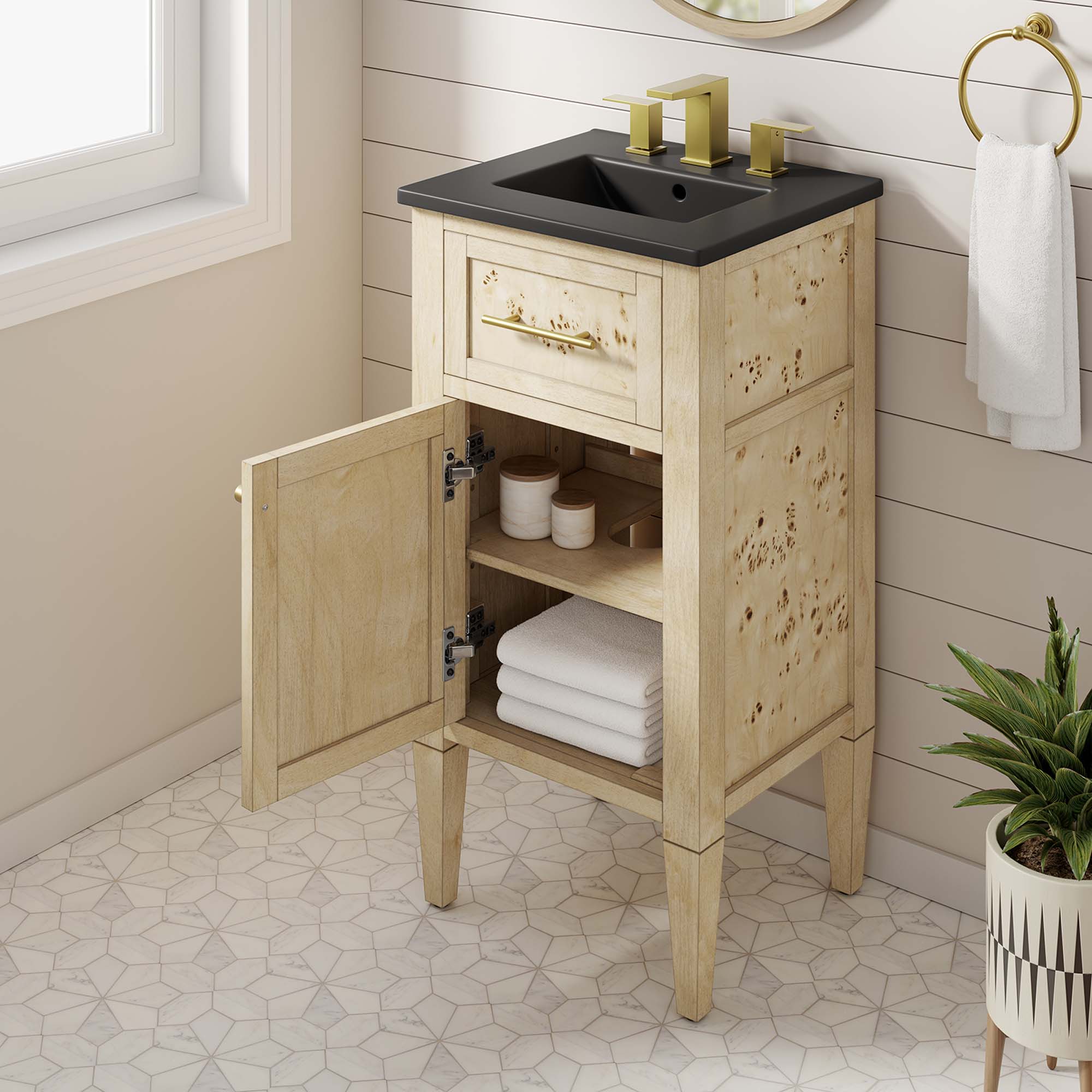 Elysian Bathroom Vanity Basin Included by Modway