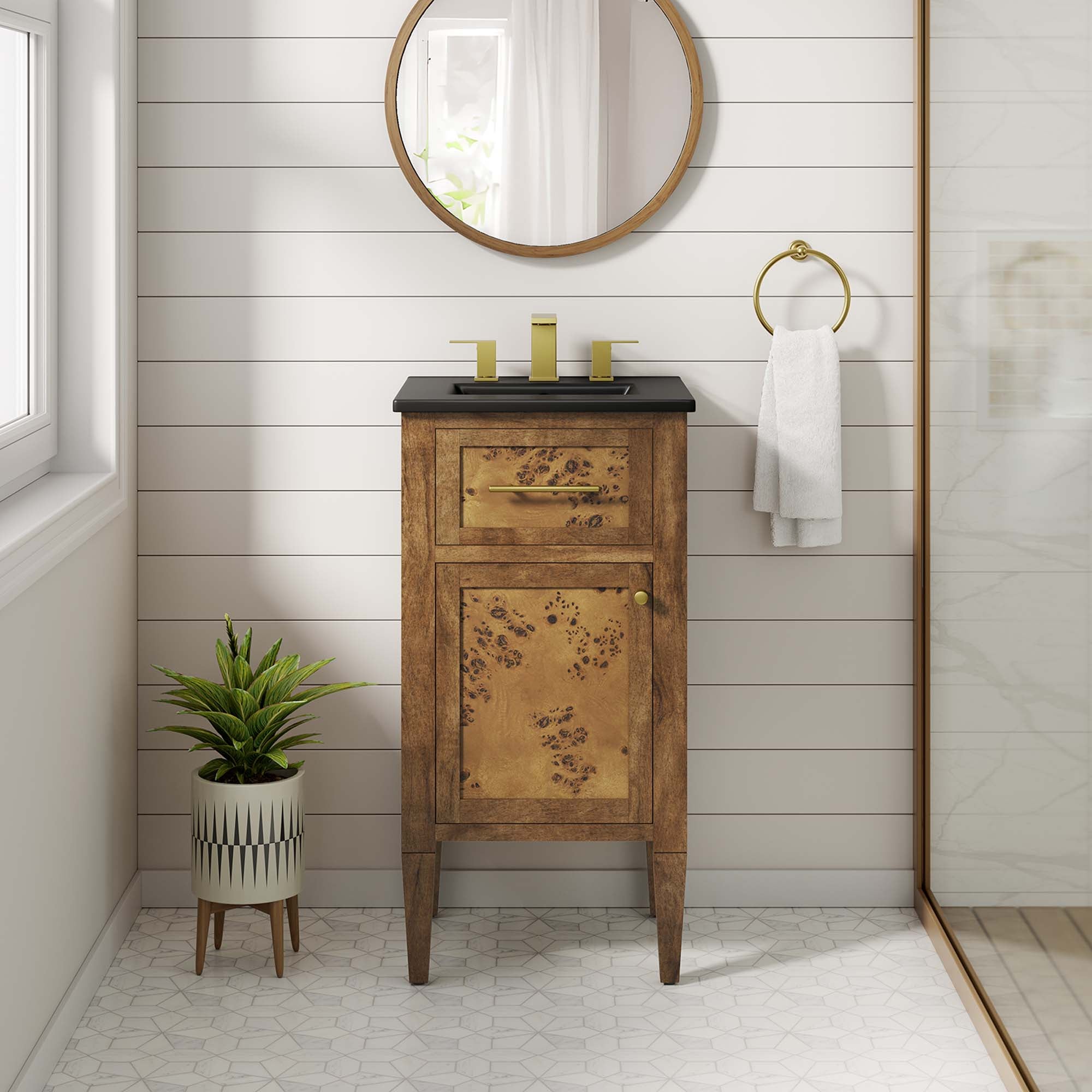 Elysian Bathroom Vanity Basin Included by Modway