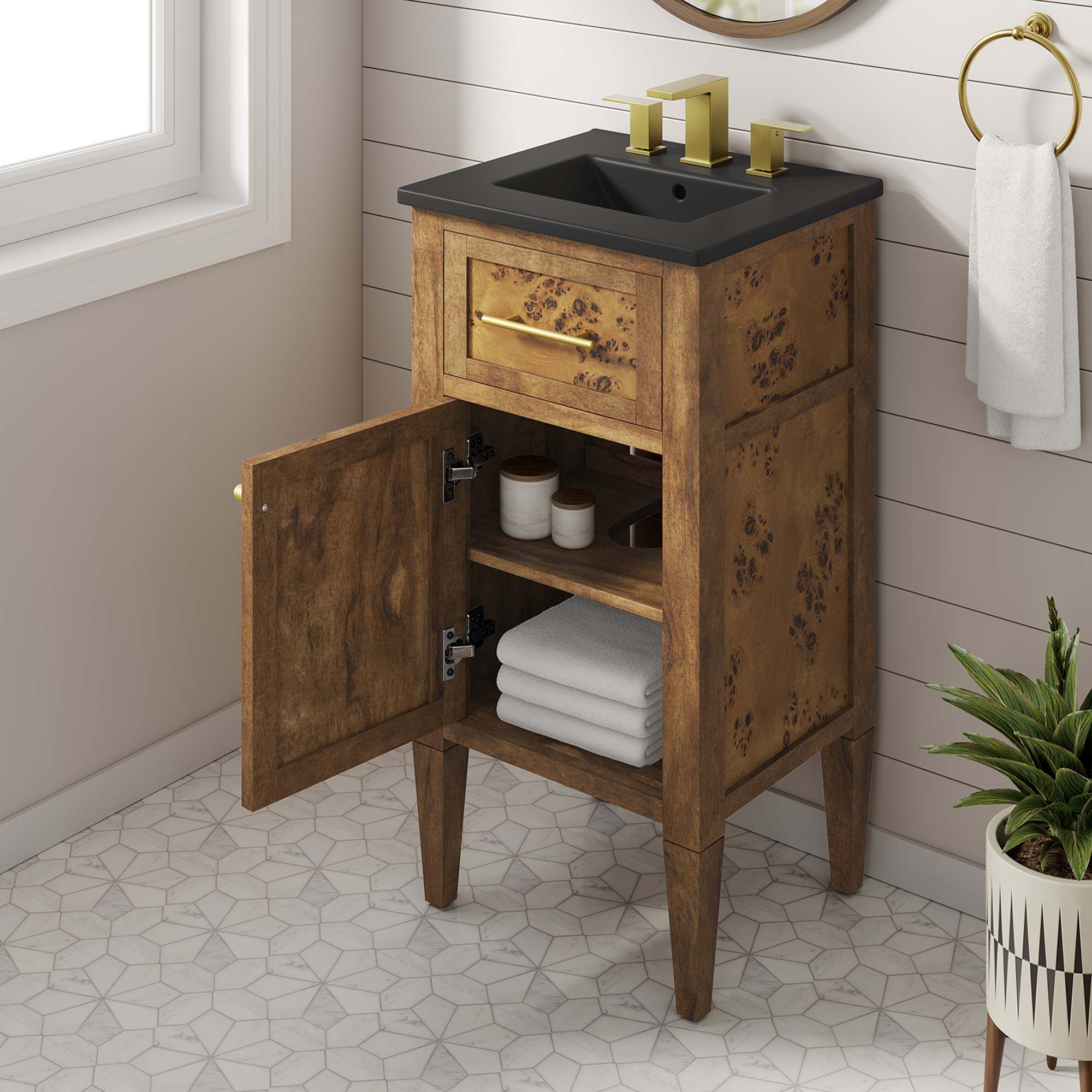 Elysian Bathroom Vanity Basin Included by Modway