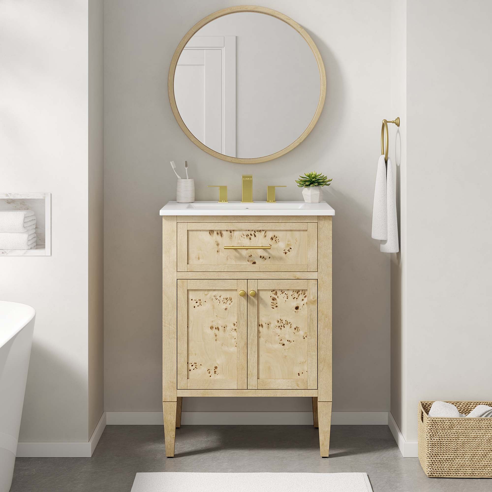 Elysian Bathroom Vanity Basin Included by Modway