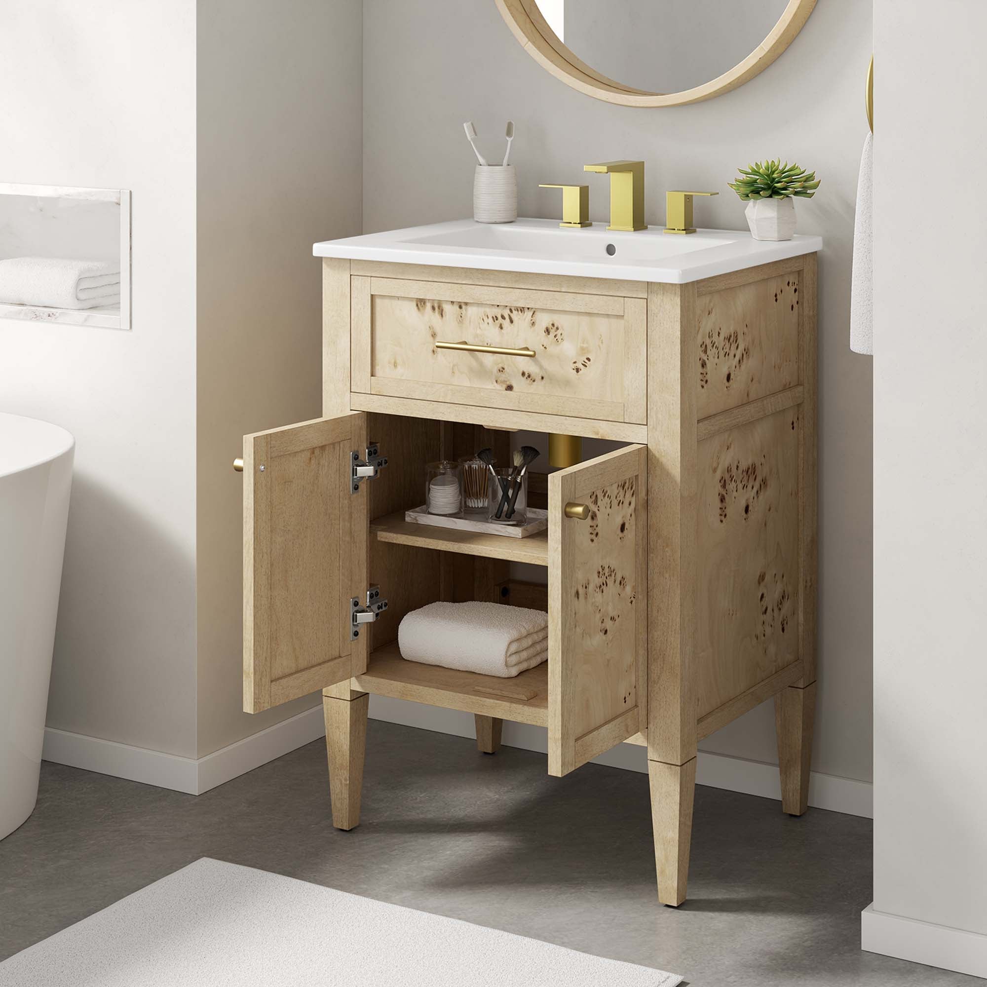 Elysian Bathroom Vanity Basin Included by Modway