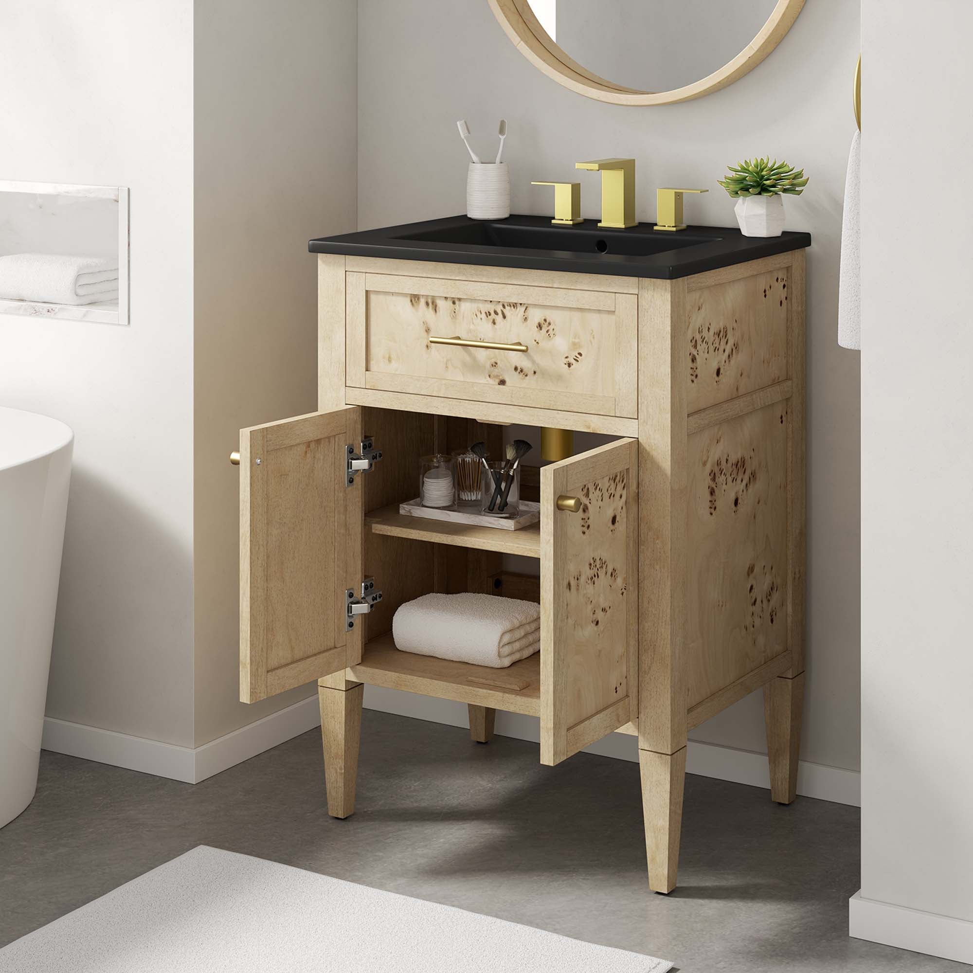 Elysian Bathroom Vanity Basin Included by Modway