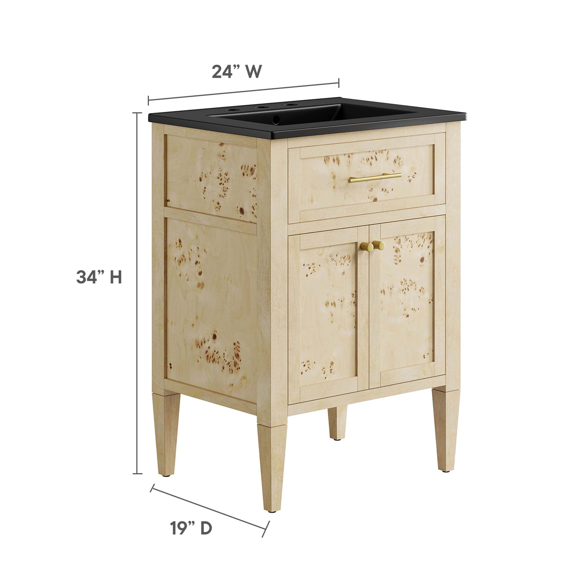 Elysian Bathroom Vanity Basin Included by Modway