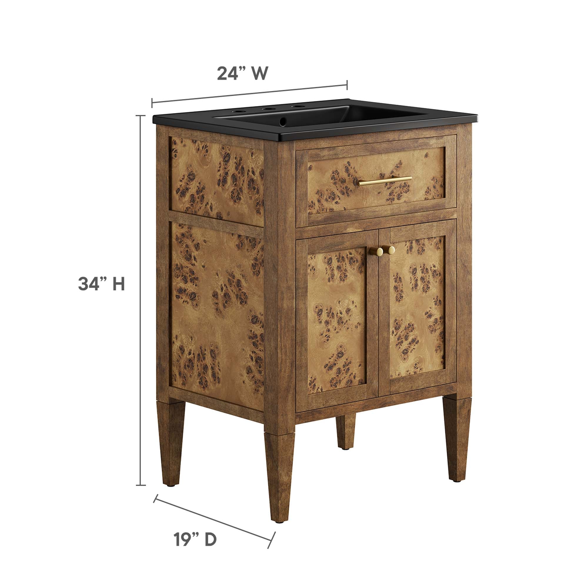 Elysian Bathroom Vanity Basin Included by Modway