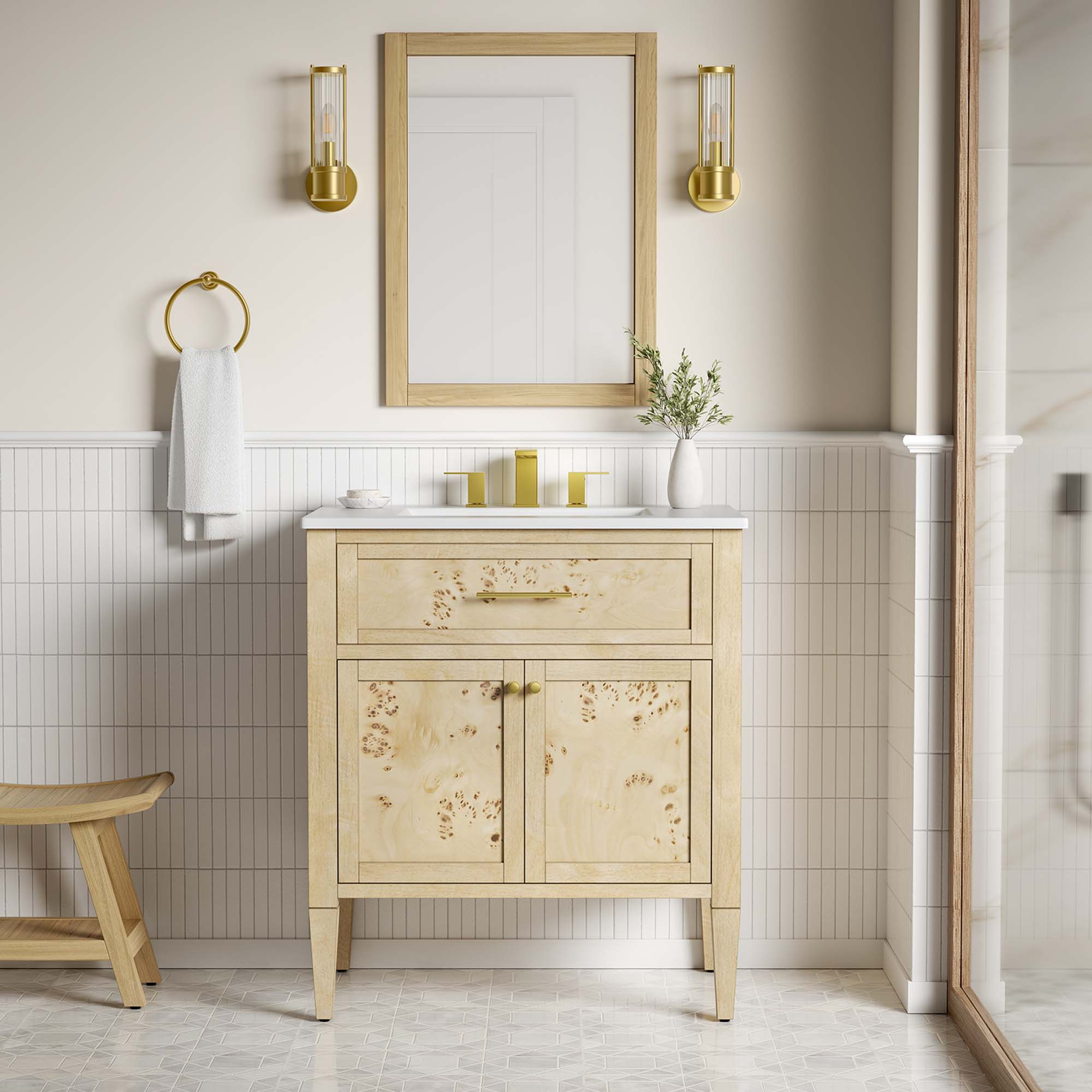 Elysian Bathroom Vanity Basin Included by Modway