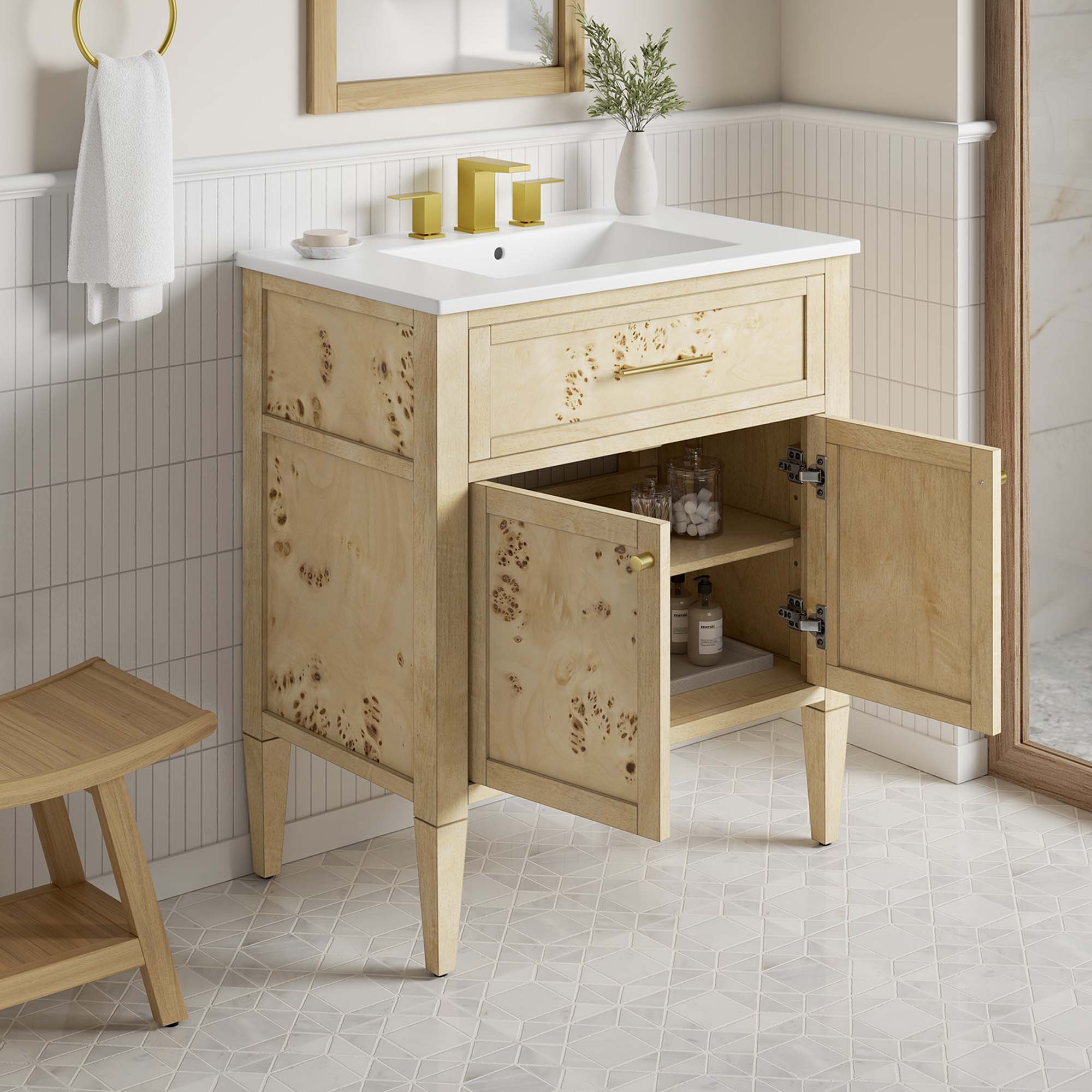 Elysian Bathroom Vanity Basin Included by Modway
